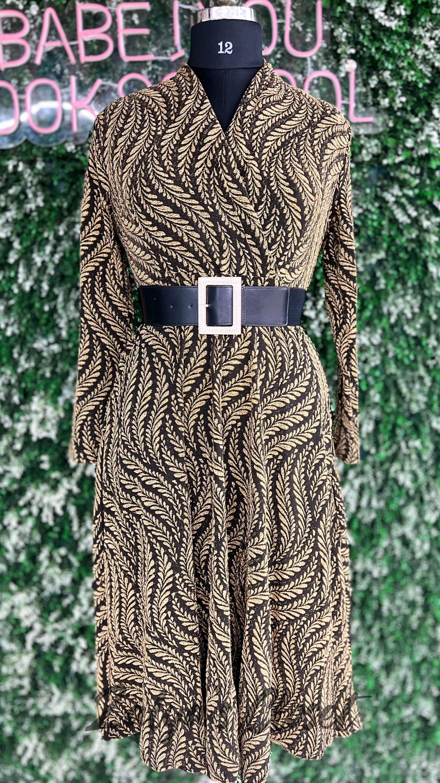 Printed Imported Party Wear Gown With Belt