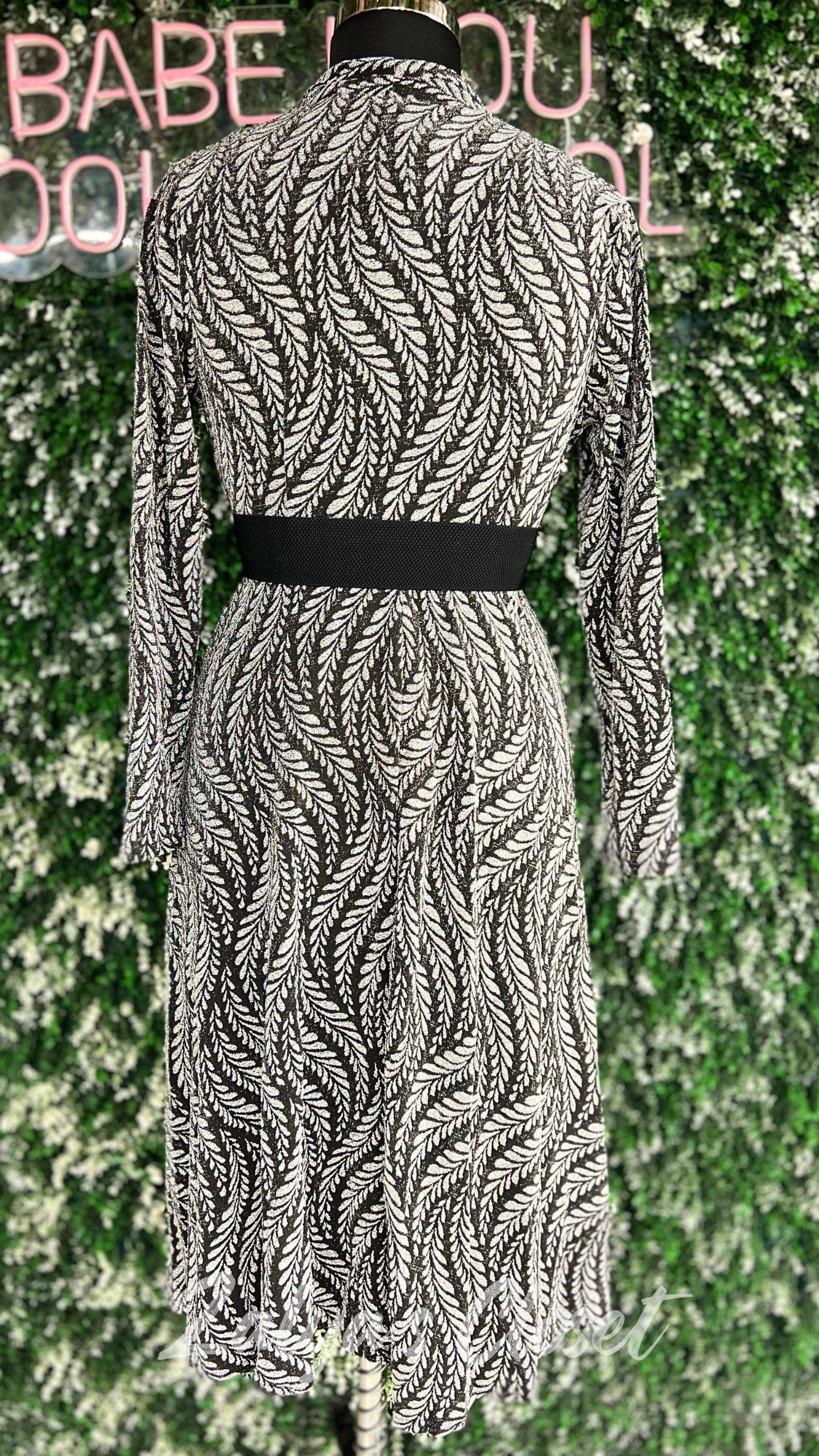 Printed Imported Party Wear Gown With Belt