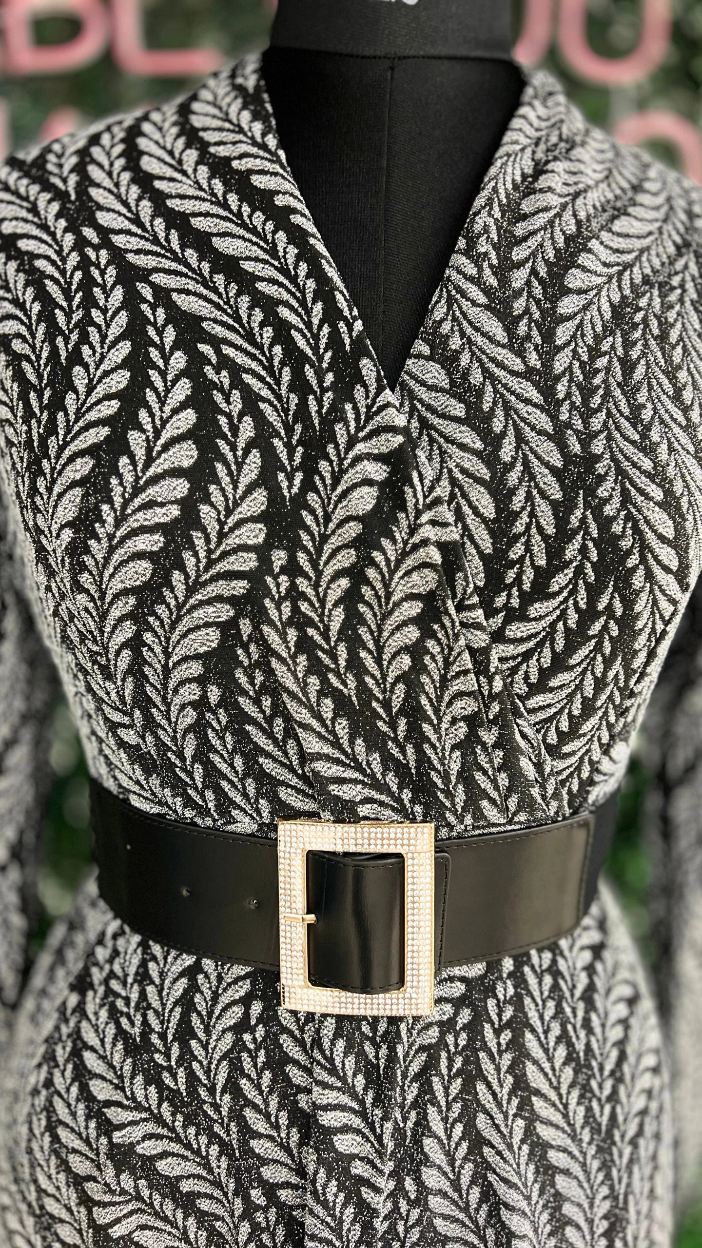 Printed Imported Party Wear Gown With Belt