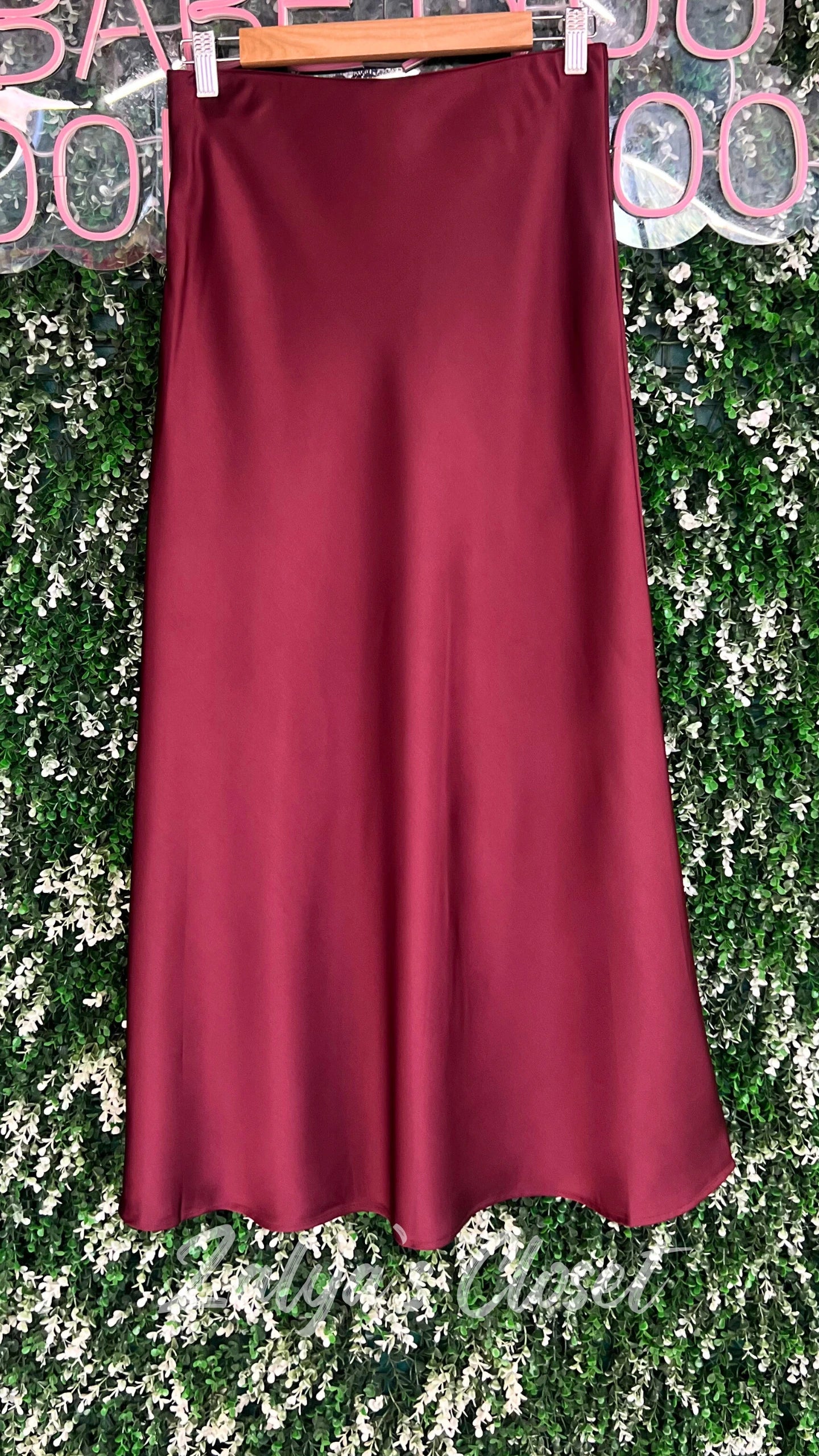 Satin Skirts Imported