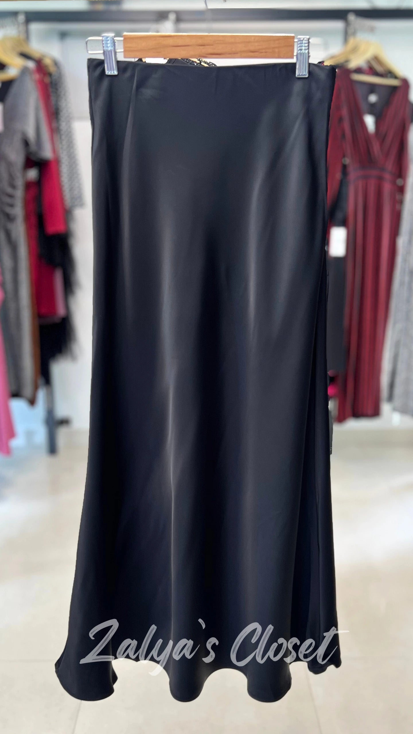 Satin Skirts Imported