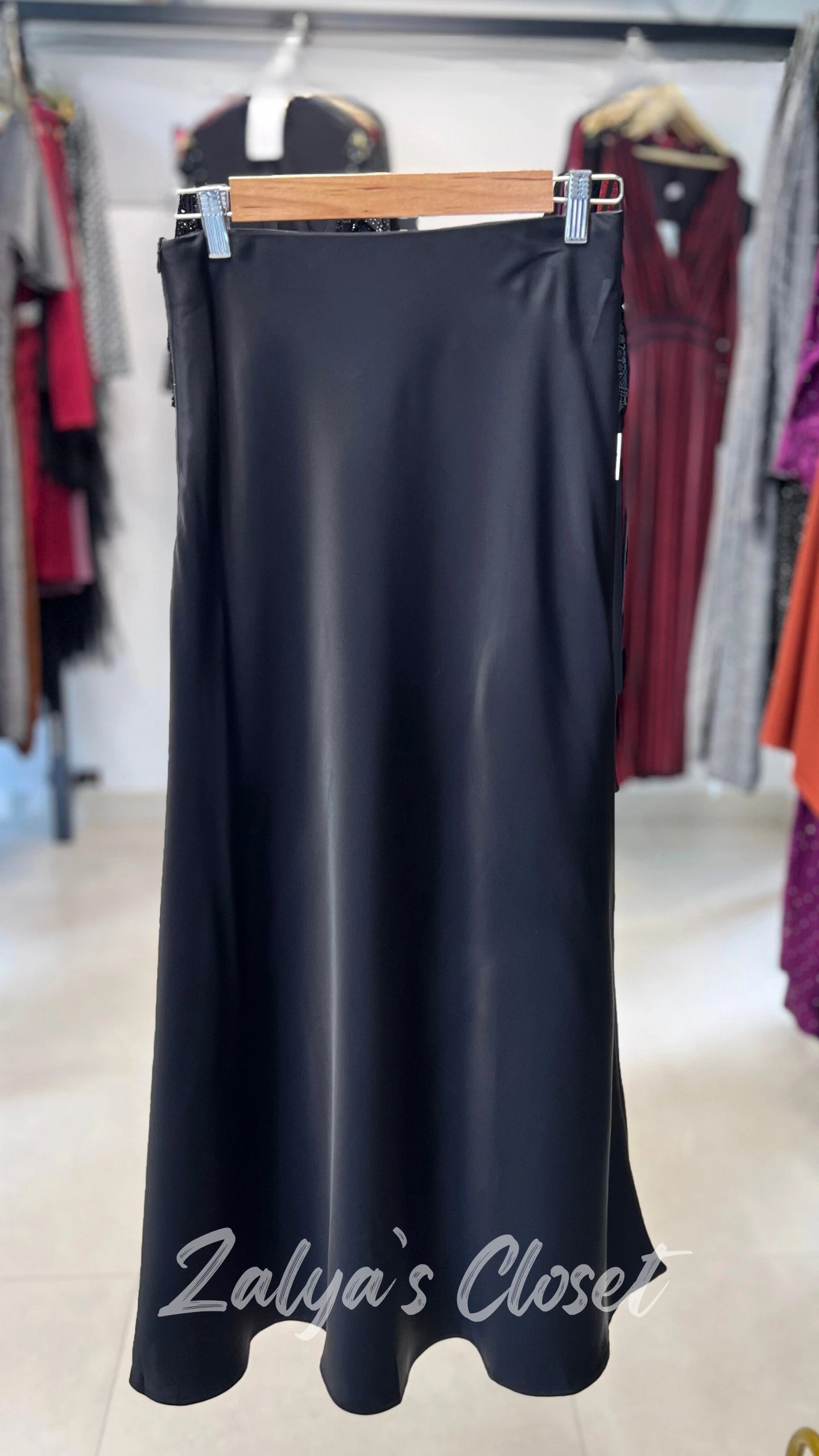 Satin Skirts Imported