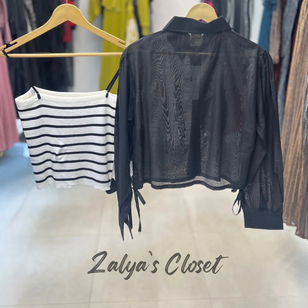 Shirt With Striped Inner