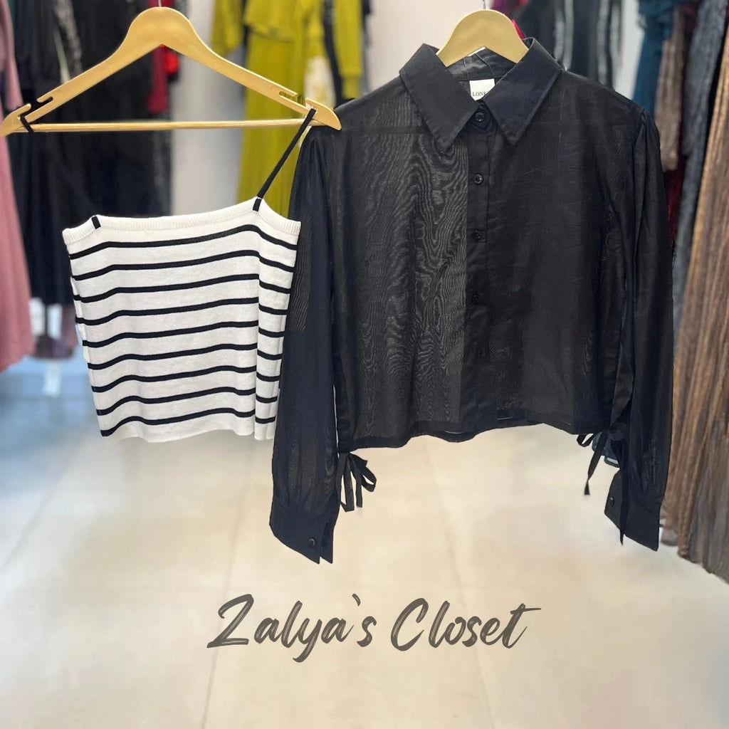 Shirt With Striped Inner