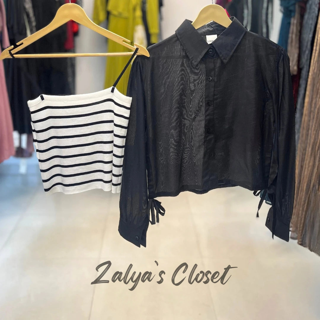 Shirt With Striped Inner