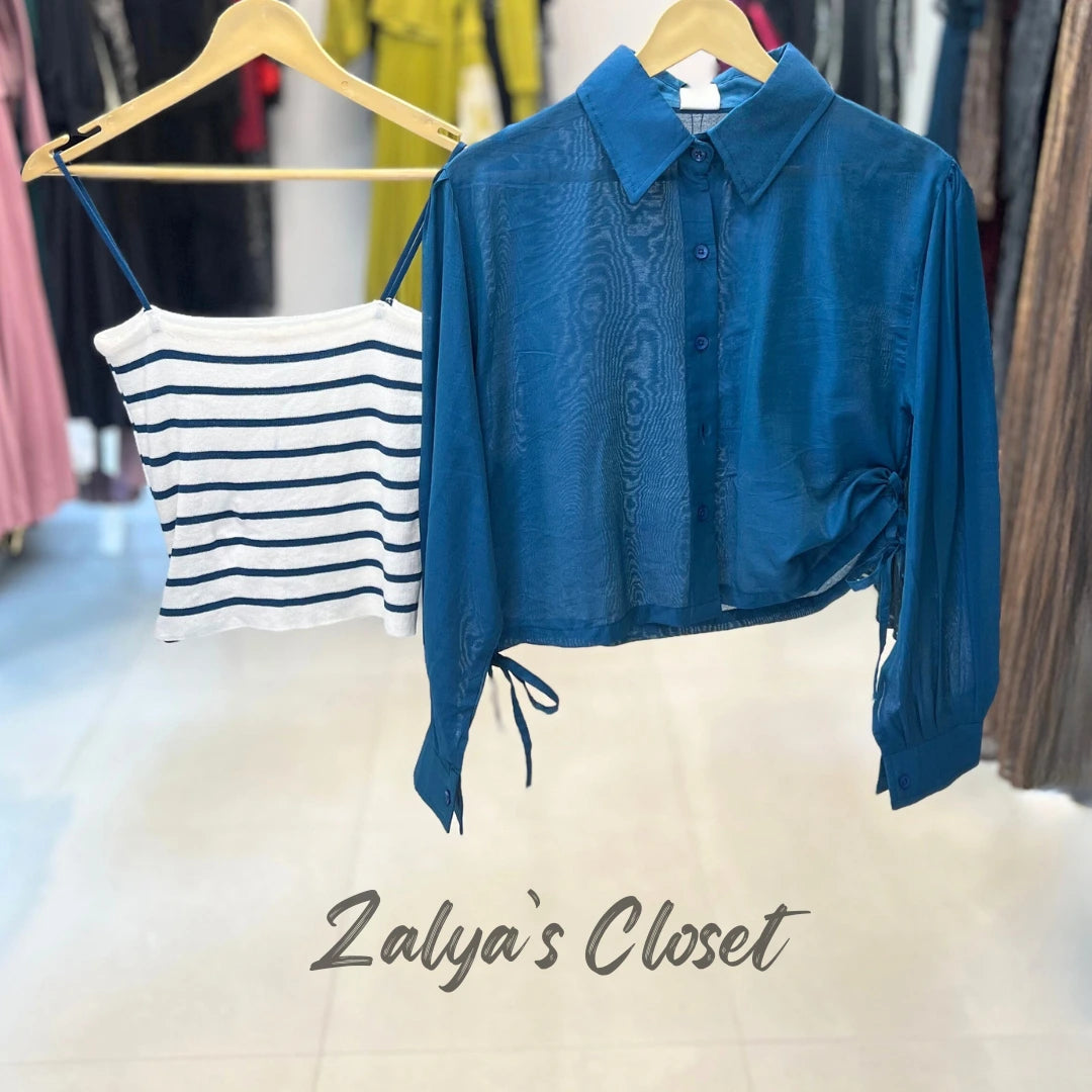 Shirt With Striped Inner