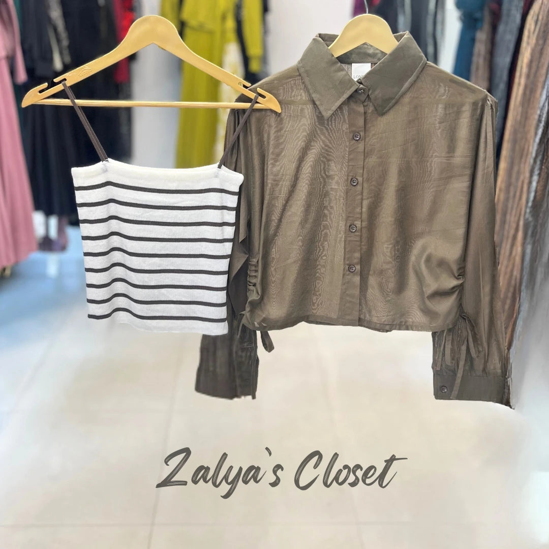 Shirt With Striped Inner