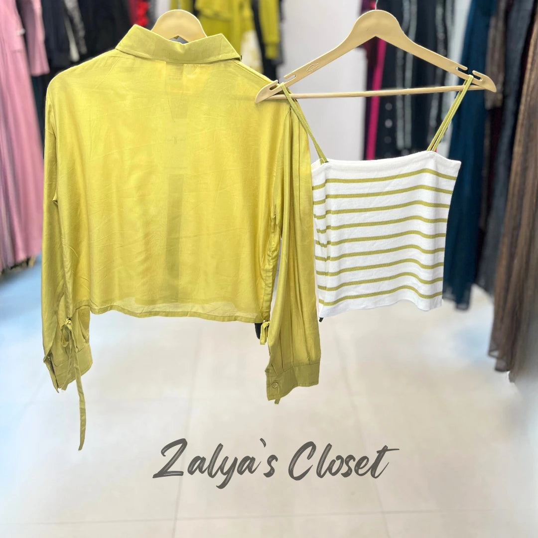 Shirt With Striped Inner