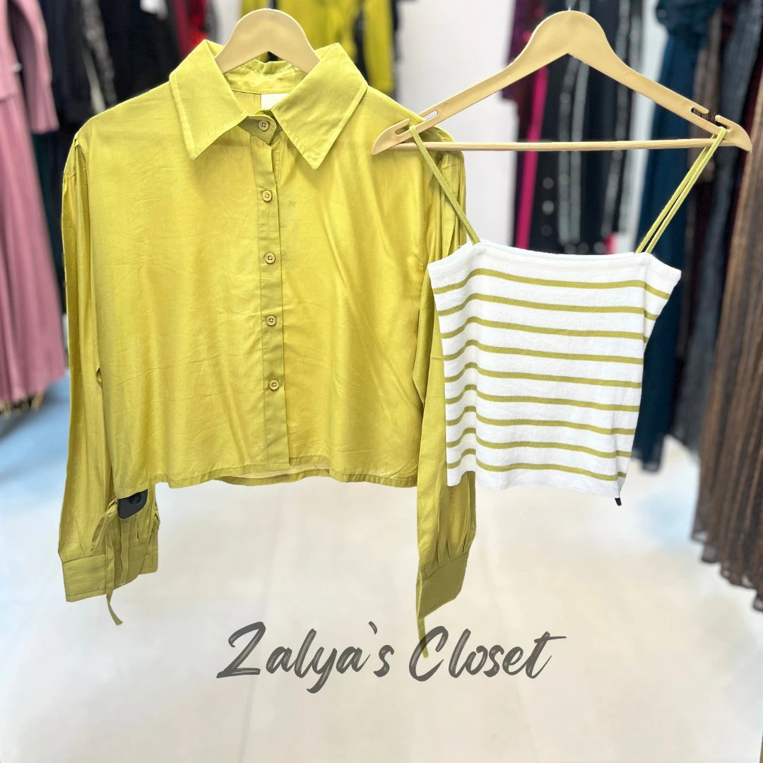 Shirt With Striped Inner