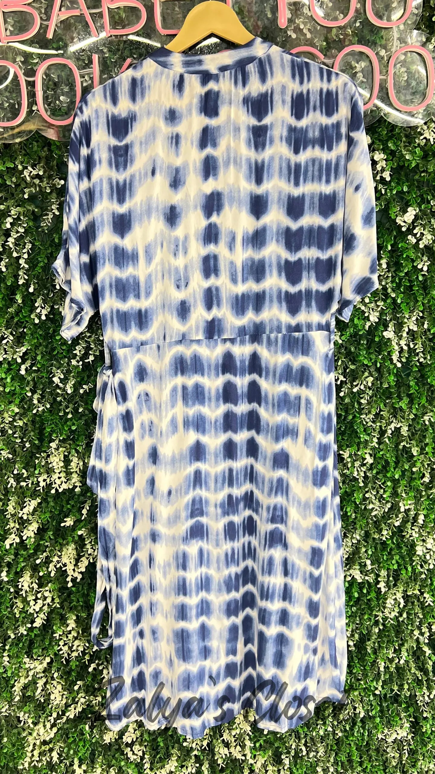 Tie and Dye Button Down Dress