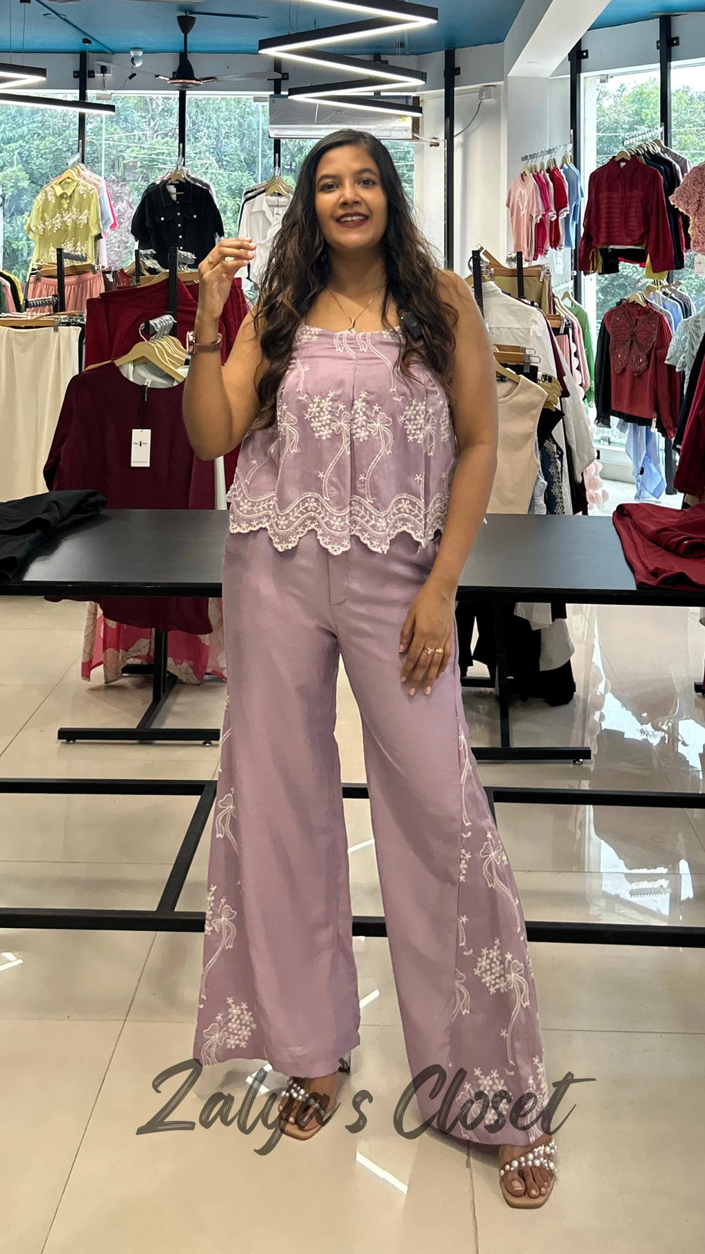 Top and Pant Side Printed Co-ord Set