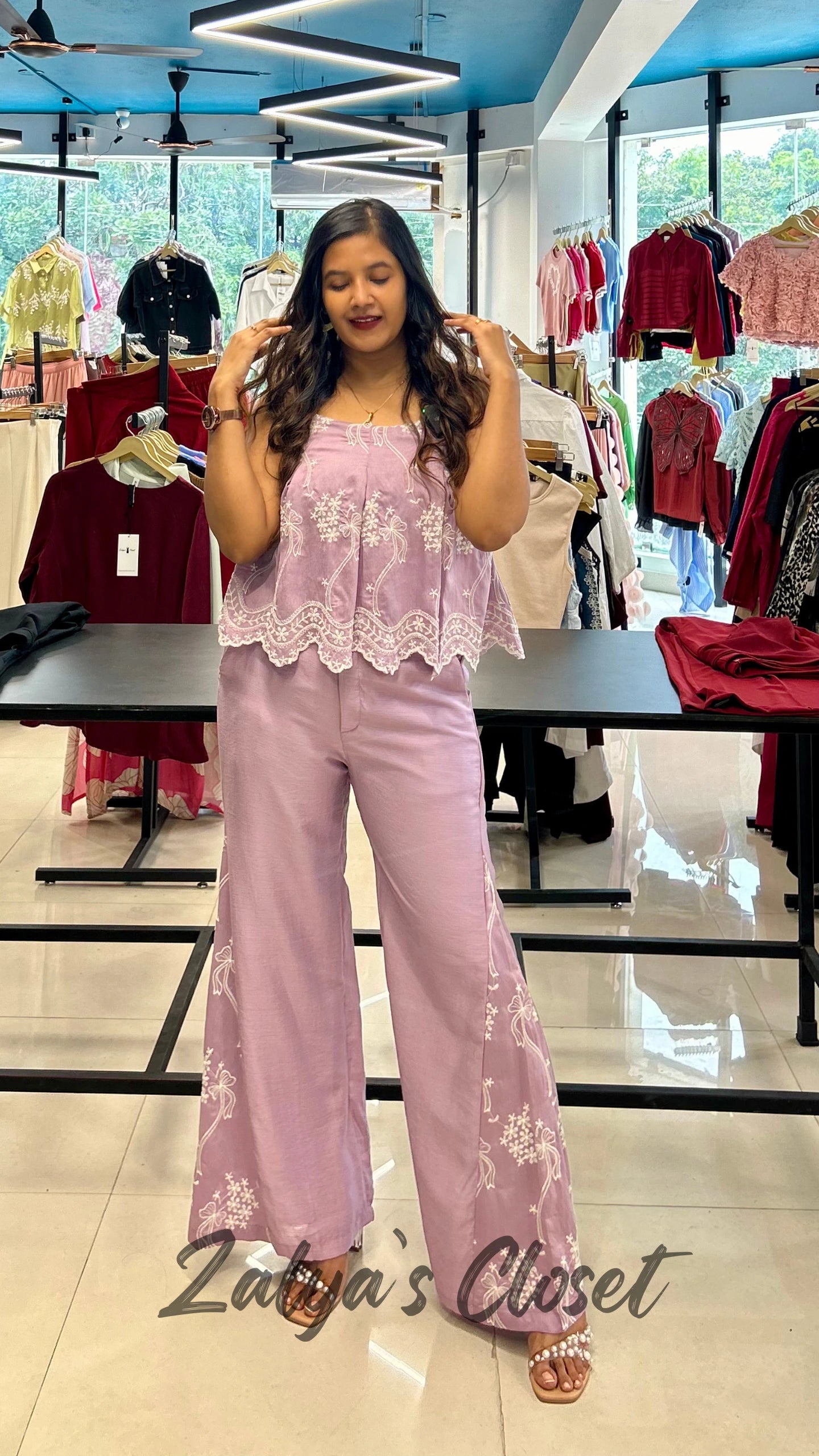 Top and Pant Side Printed Co-ord Set