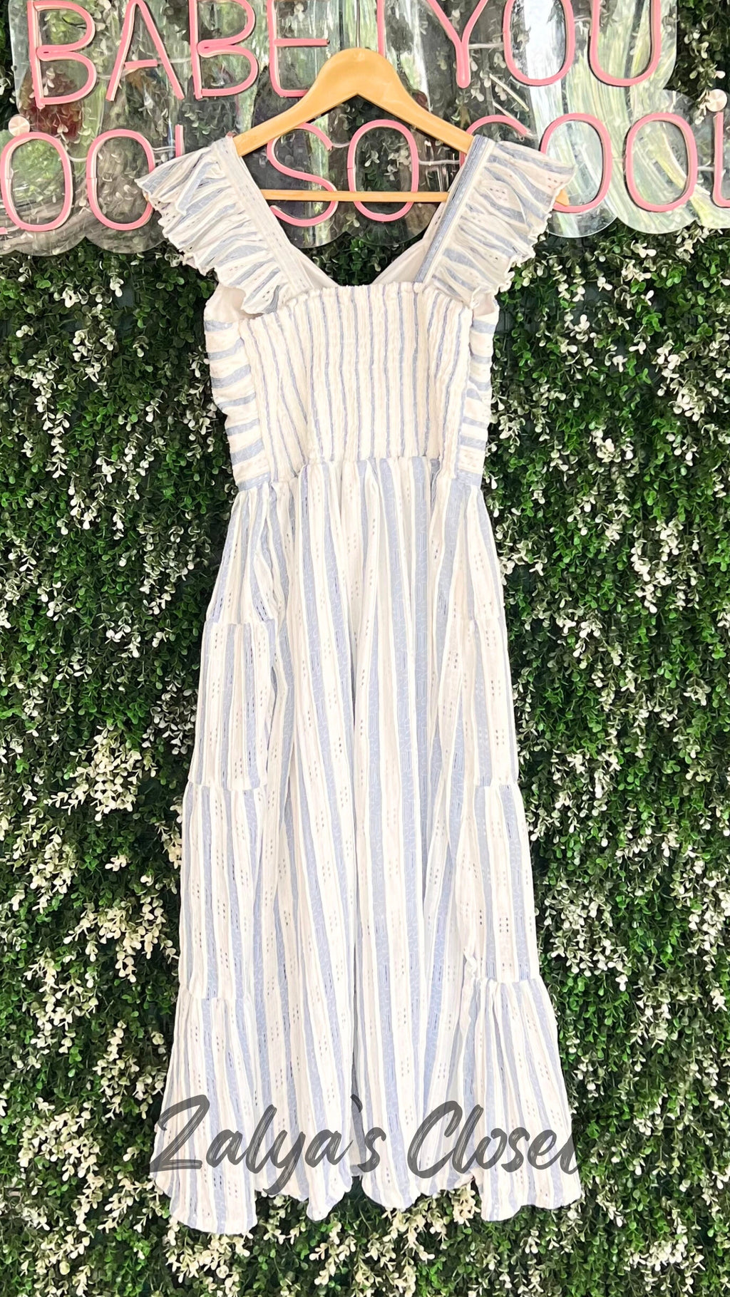 Vertical Striped Dress