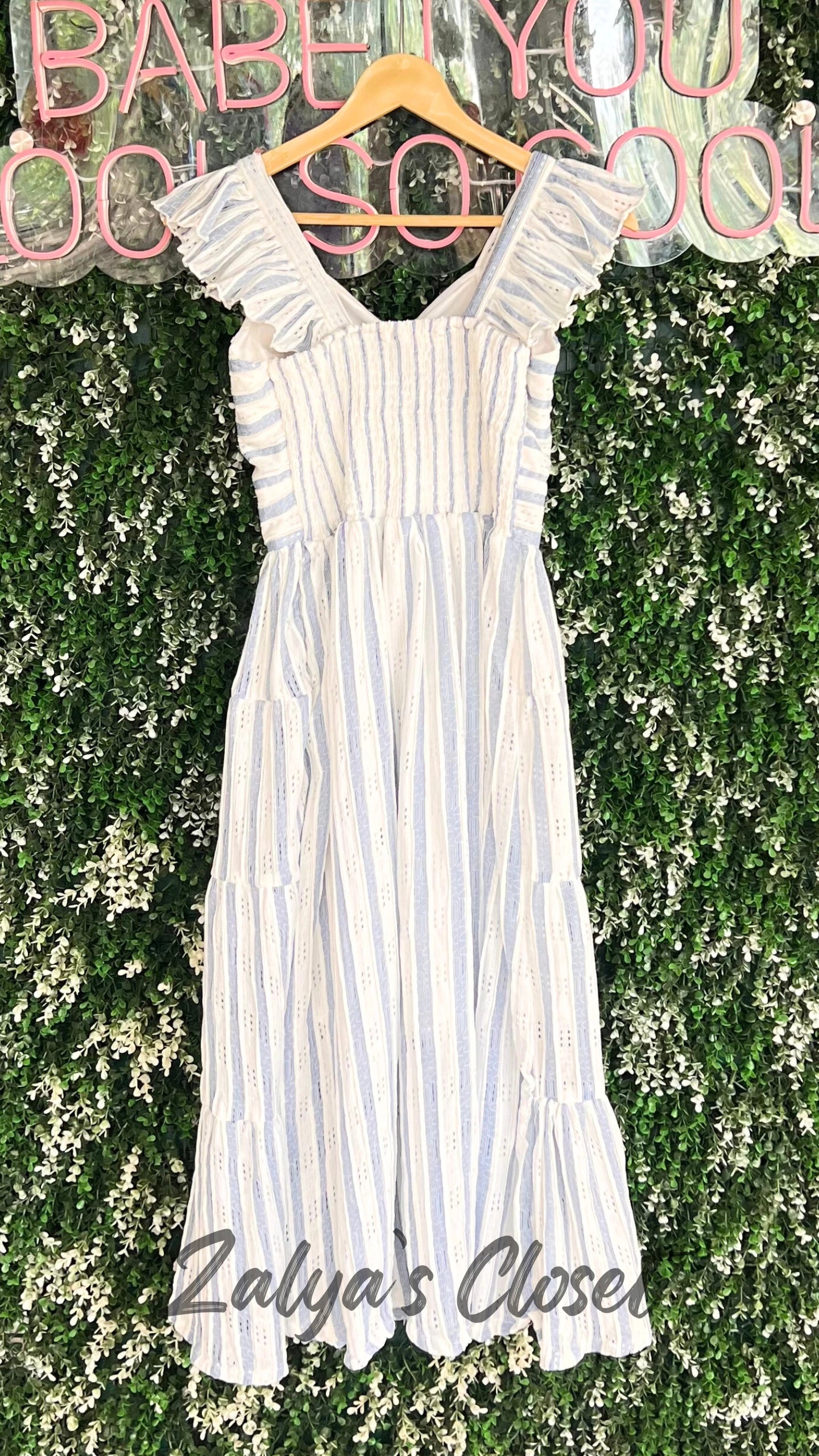 Vertical Striped Dress