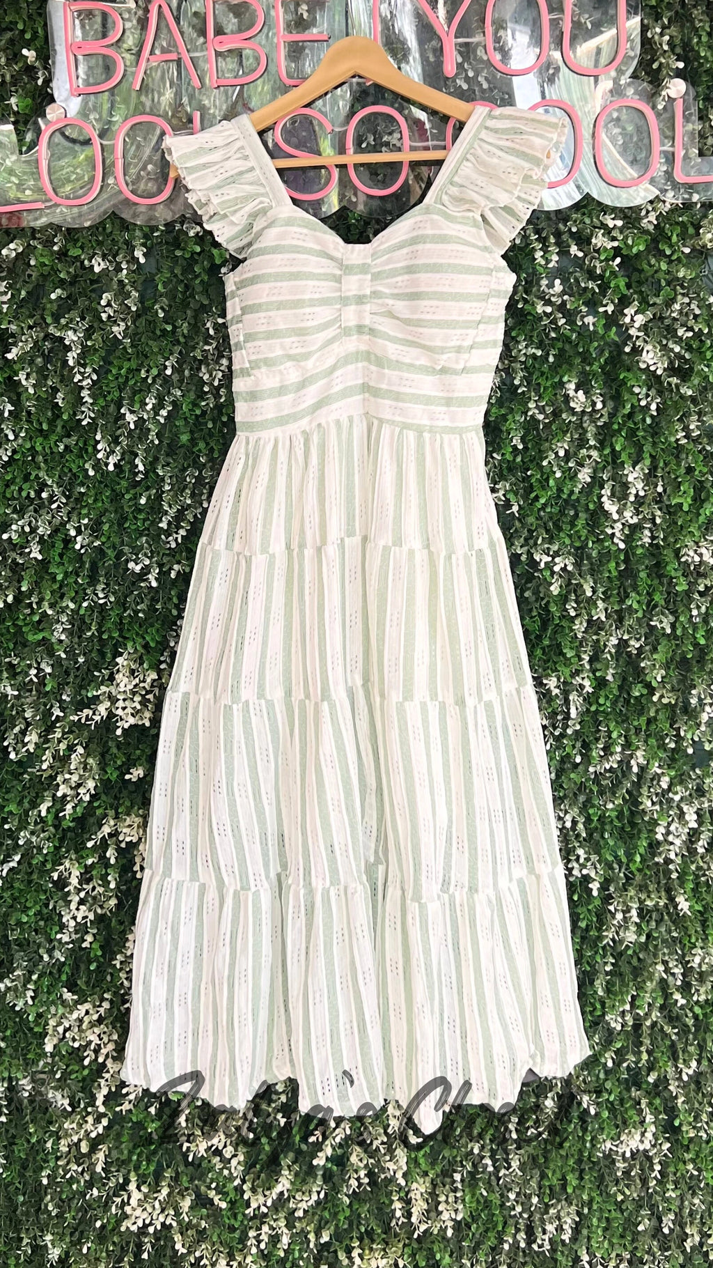 Vertical Striped Dress