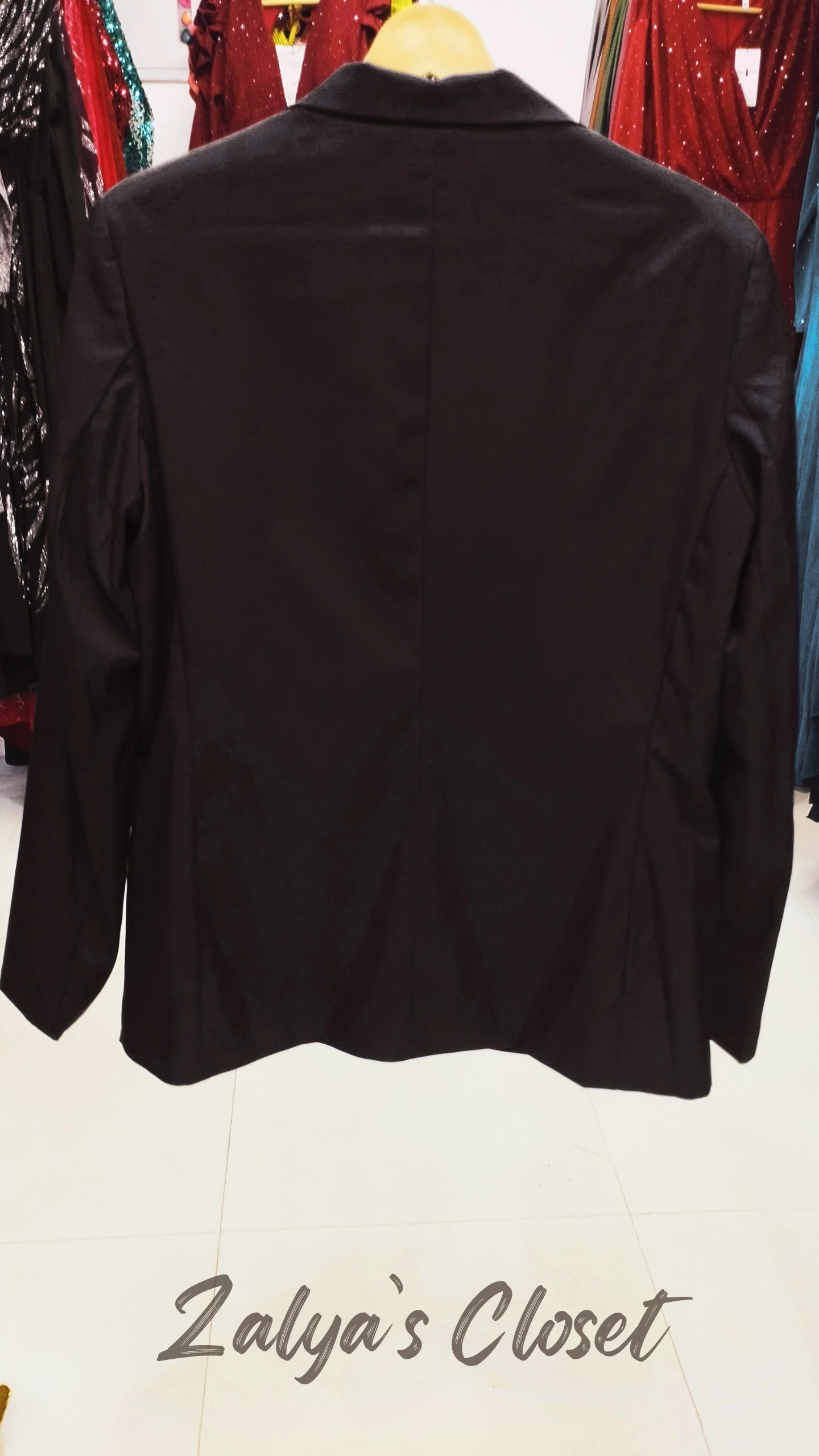 Premium 3pcs Blazer Suit set Black image 5