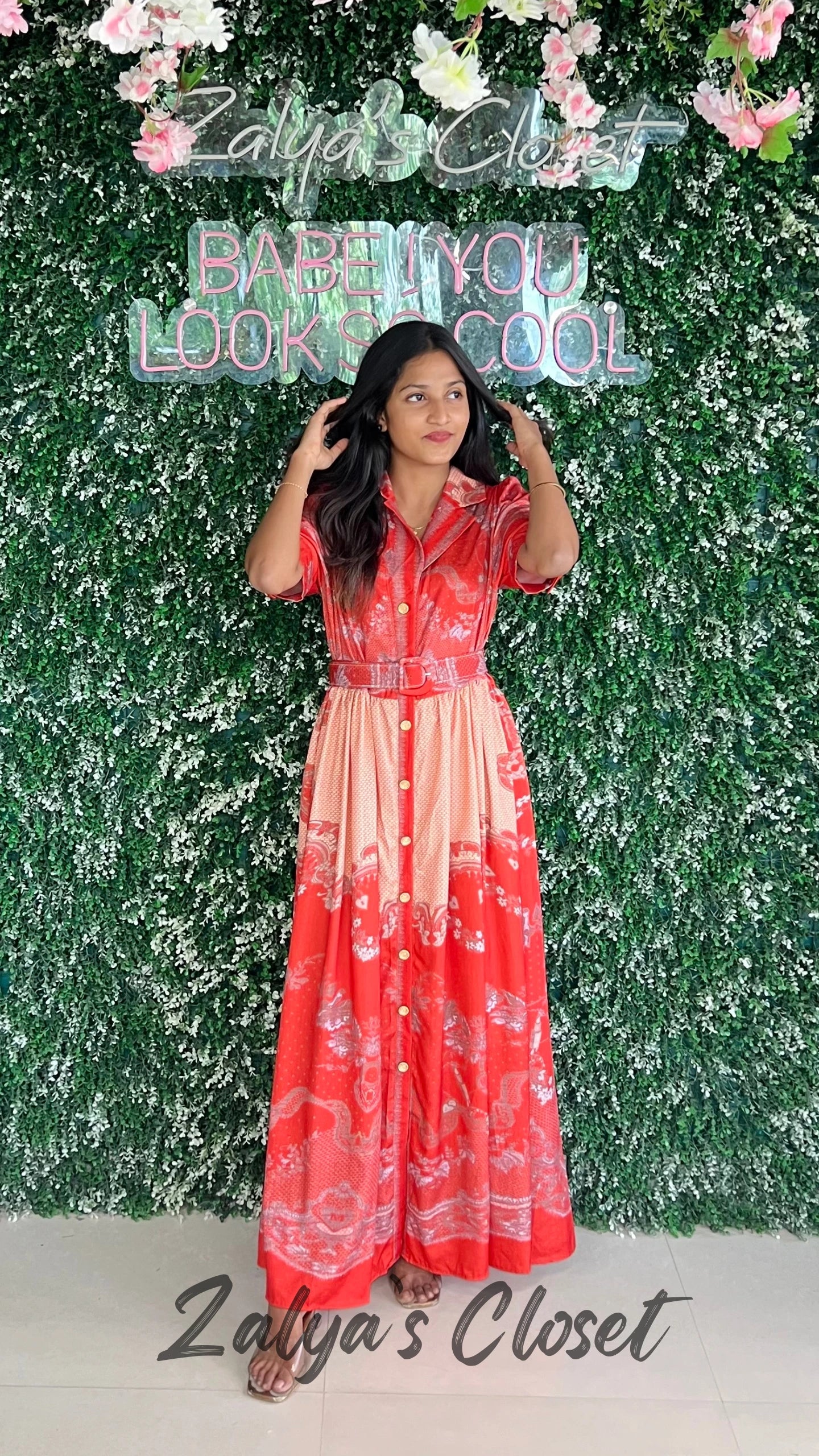 Imported Full Length Printed Dress image 1