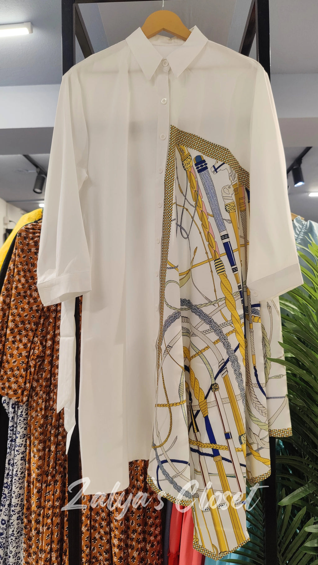 Asymmetric Long Shirt Imported image 19