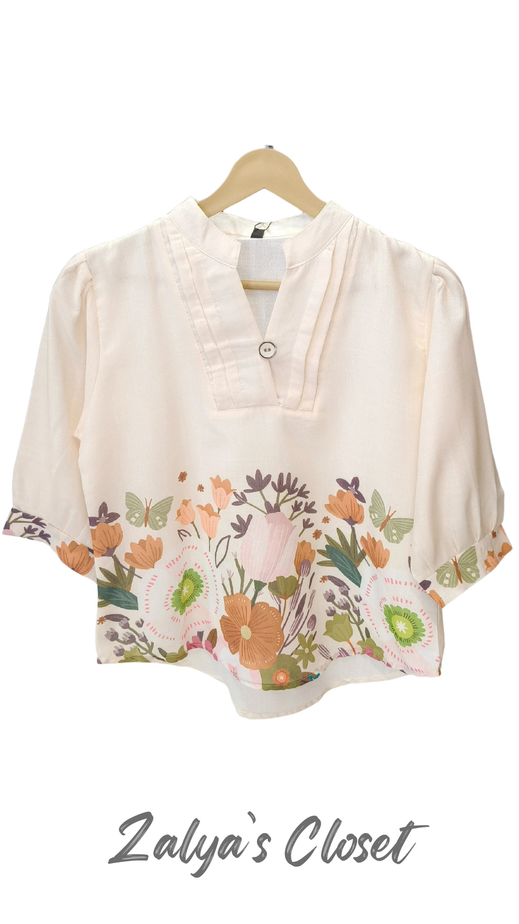 Tops with Bottom Flower Prints image 6