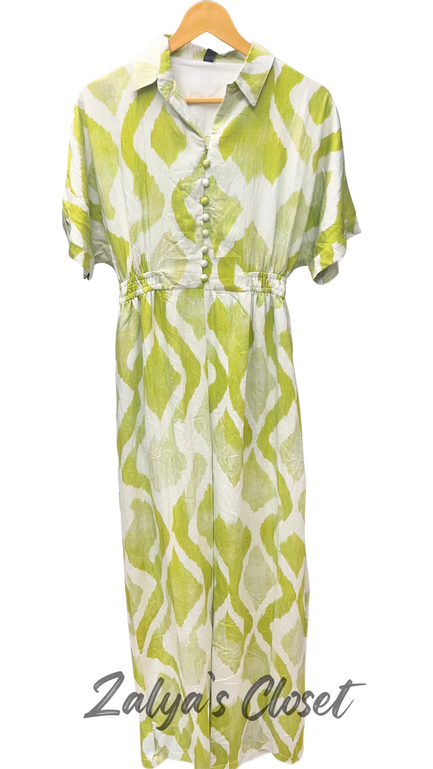 Printed Half Sleeve Jumpsuit image 3