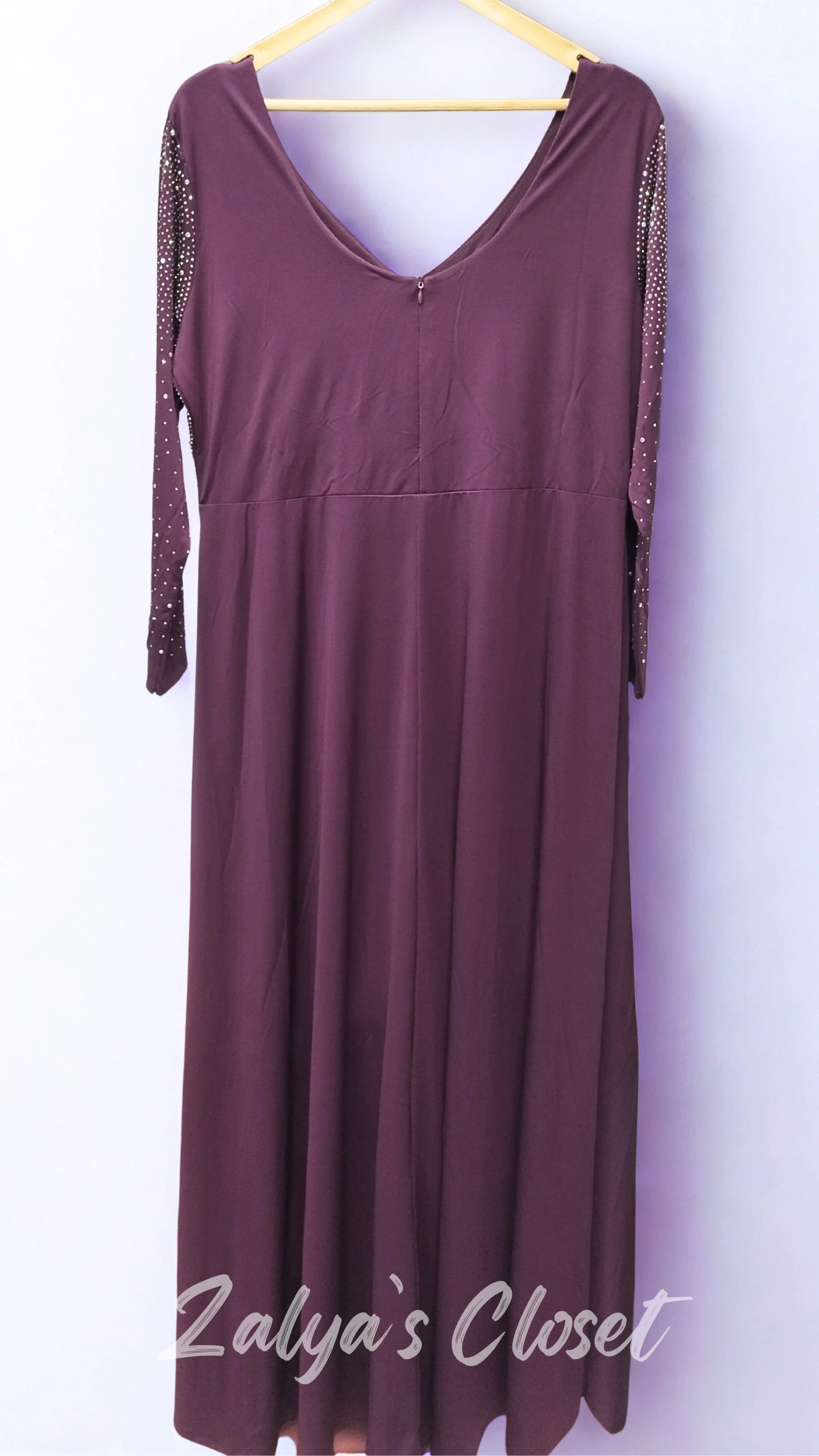 Half Multi Color Stone Work Dress image 9