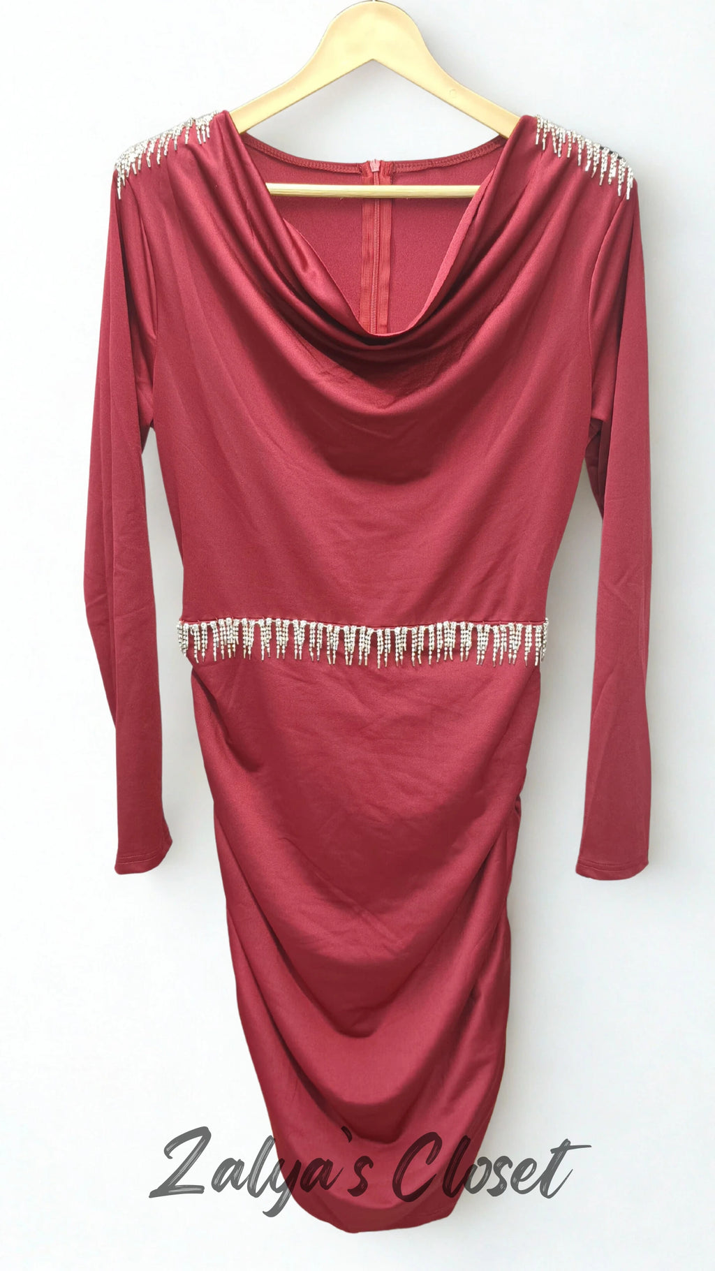 Party wear Dress with Stone Details image 6