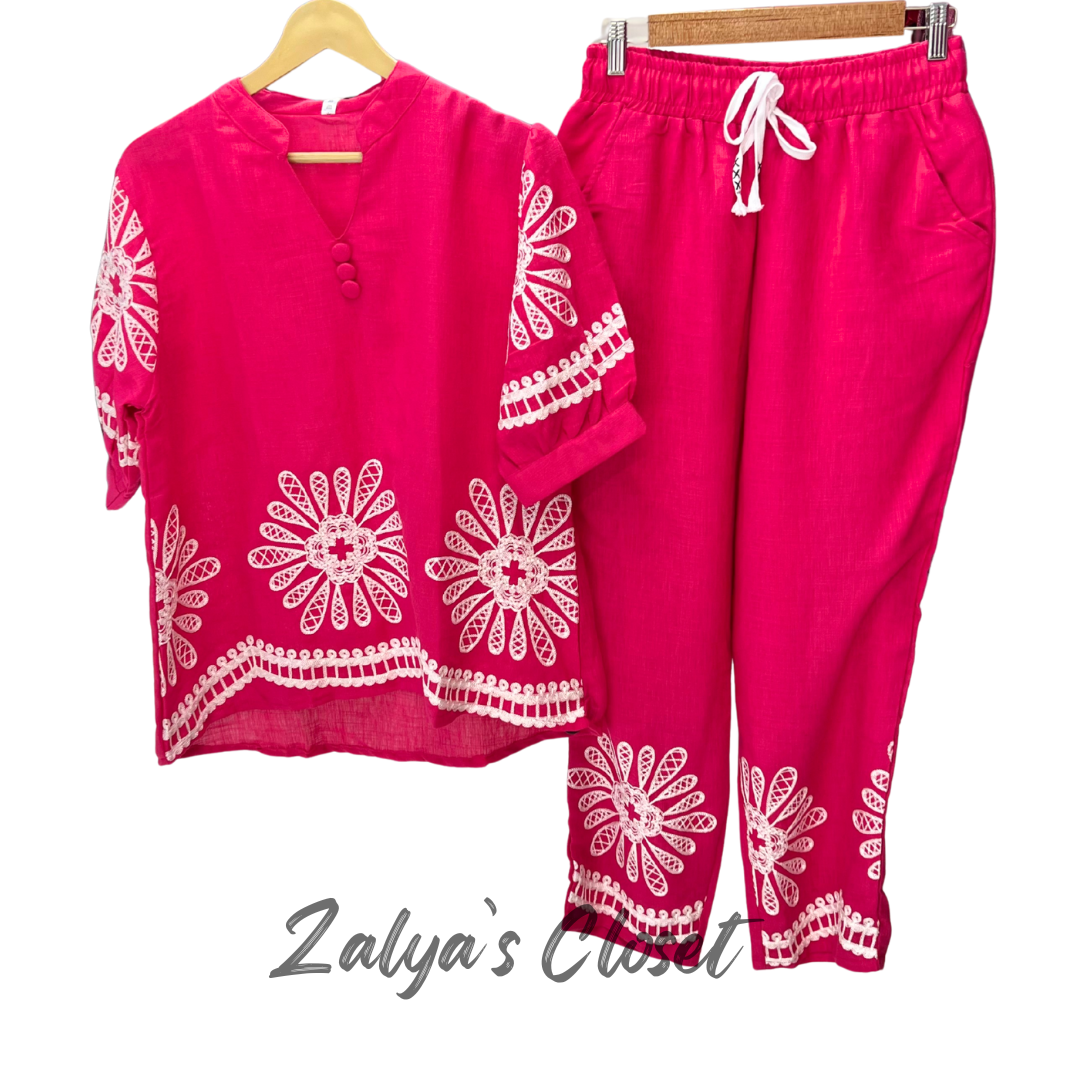 Cropped Pant and Top Co-ord Set image 18