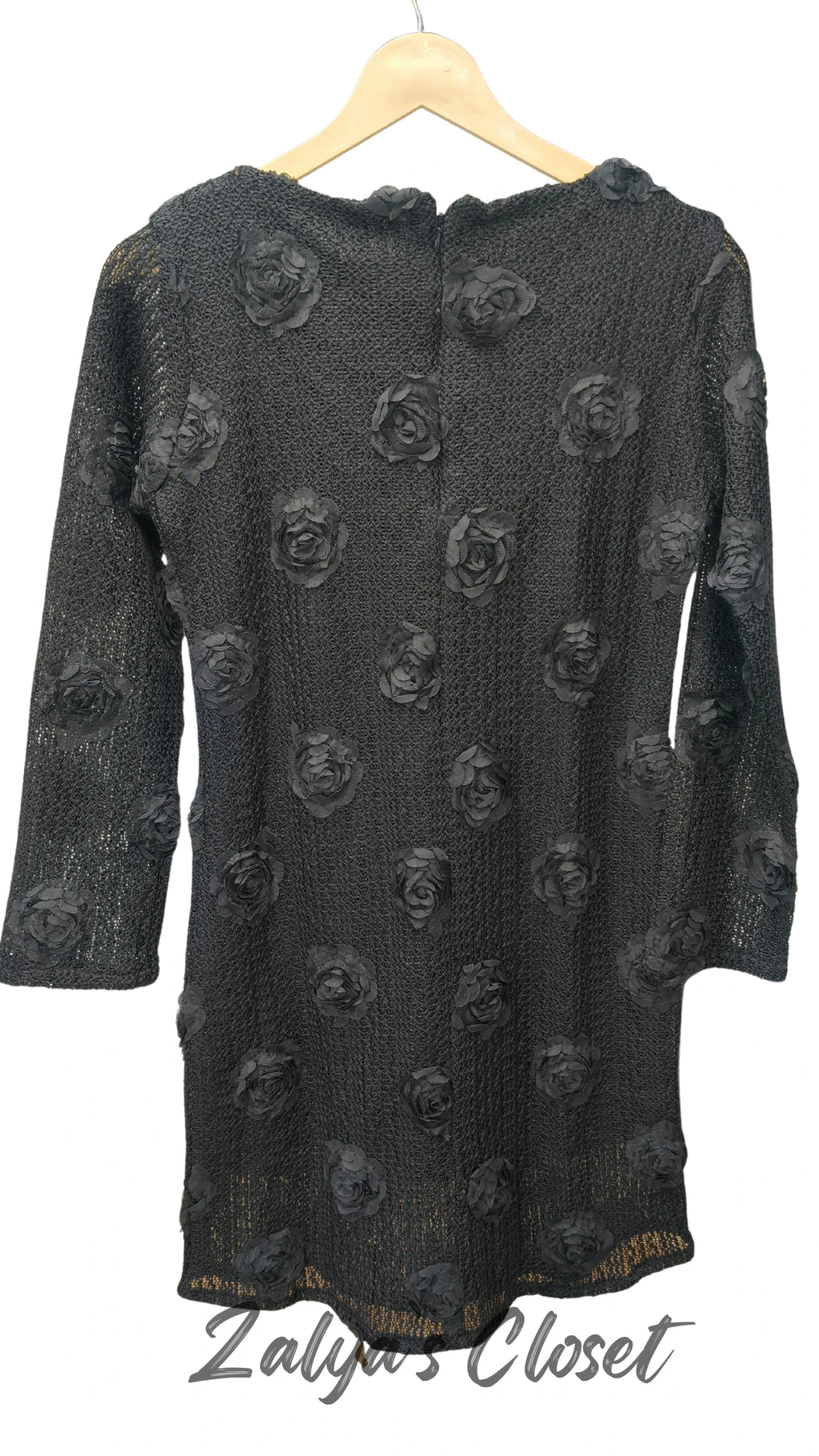 Imported Flower Embossed Dress image 5