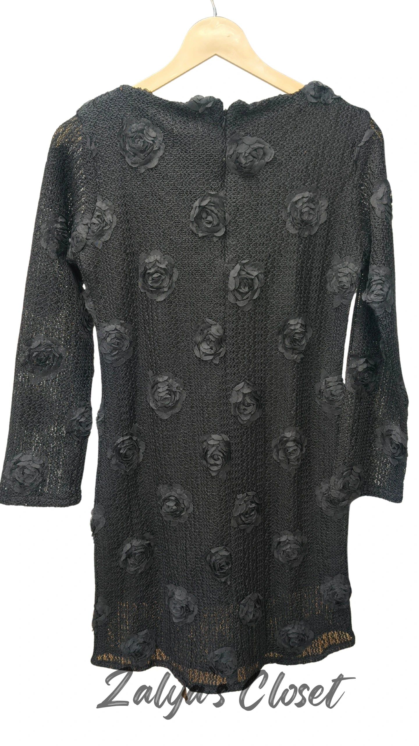 Imported Flower Embossed Dress image 5