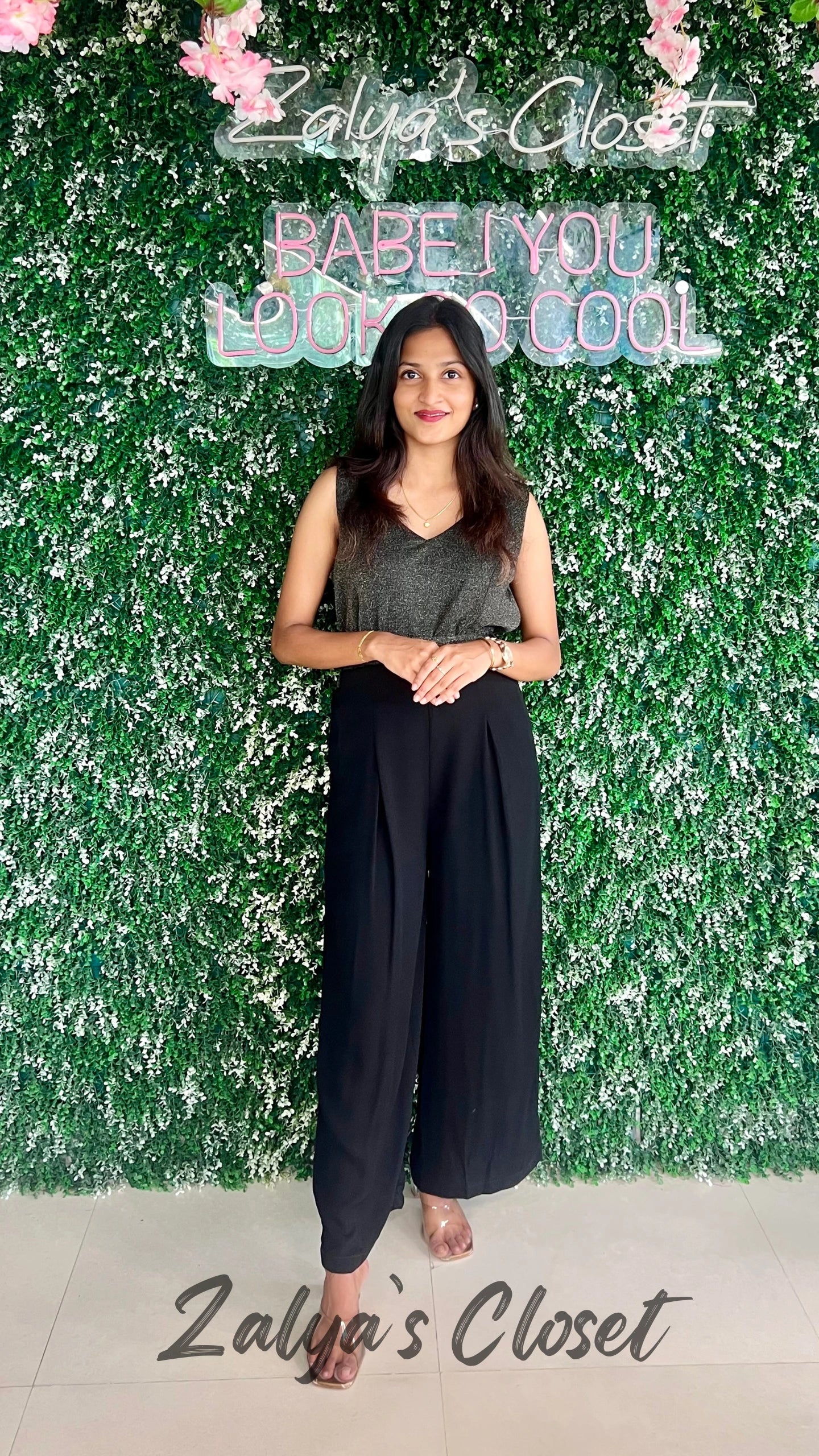 Party Wear Half Shimmer Jumpsuit image 5