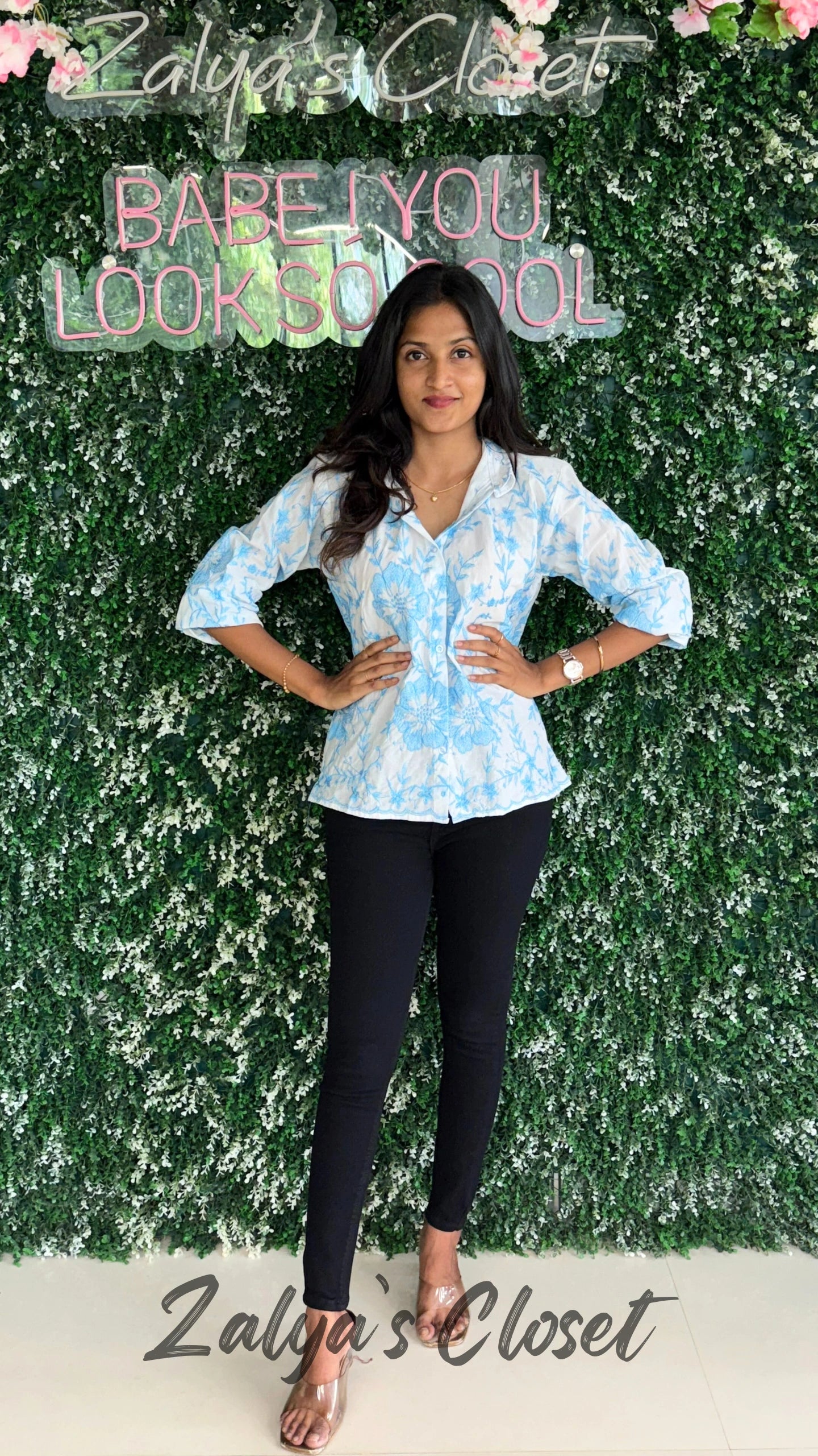 Flower Embroidered Tops image 11