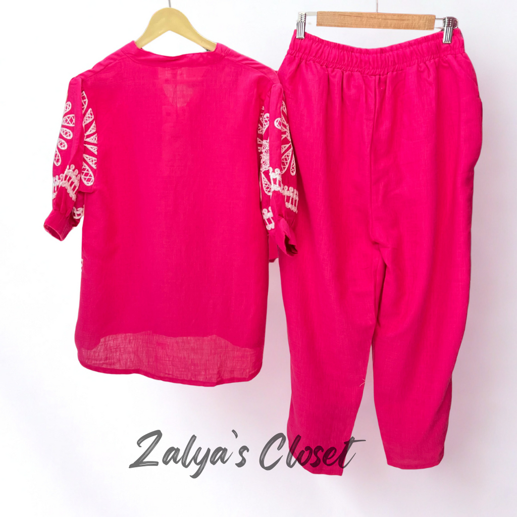 Cropped Pant and Top Co-ord Set image 17