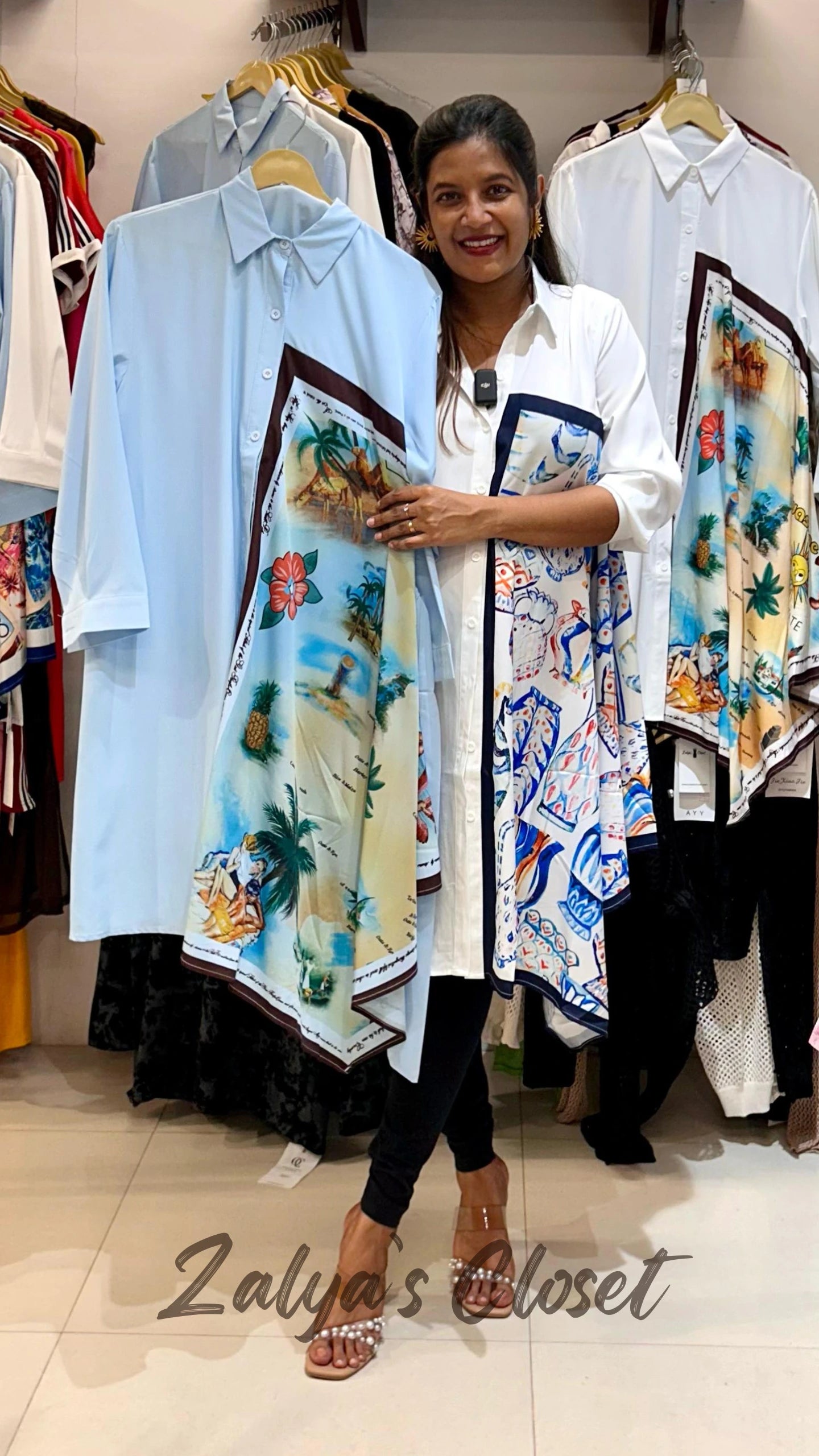 Asymmetric Long Shirt Imported image 23