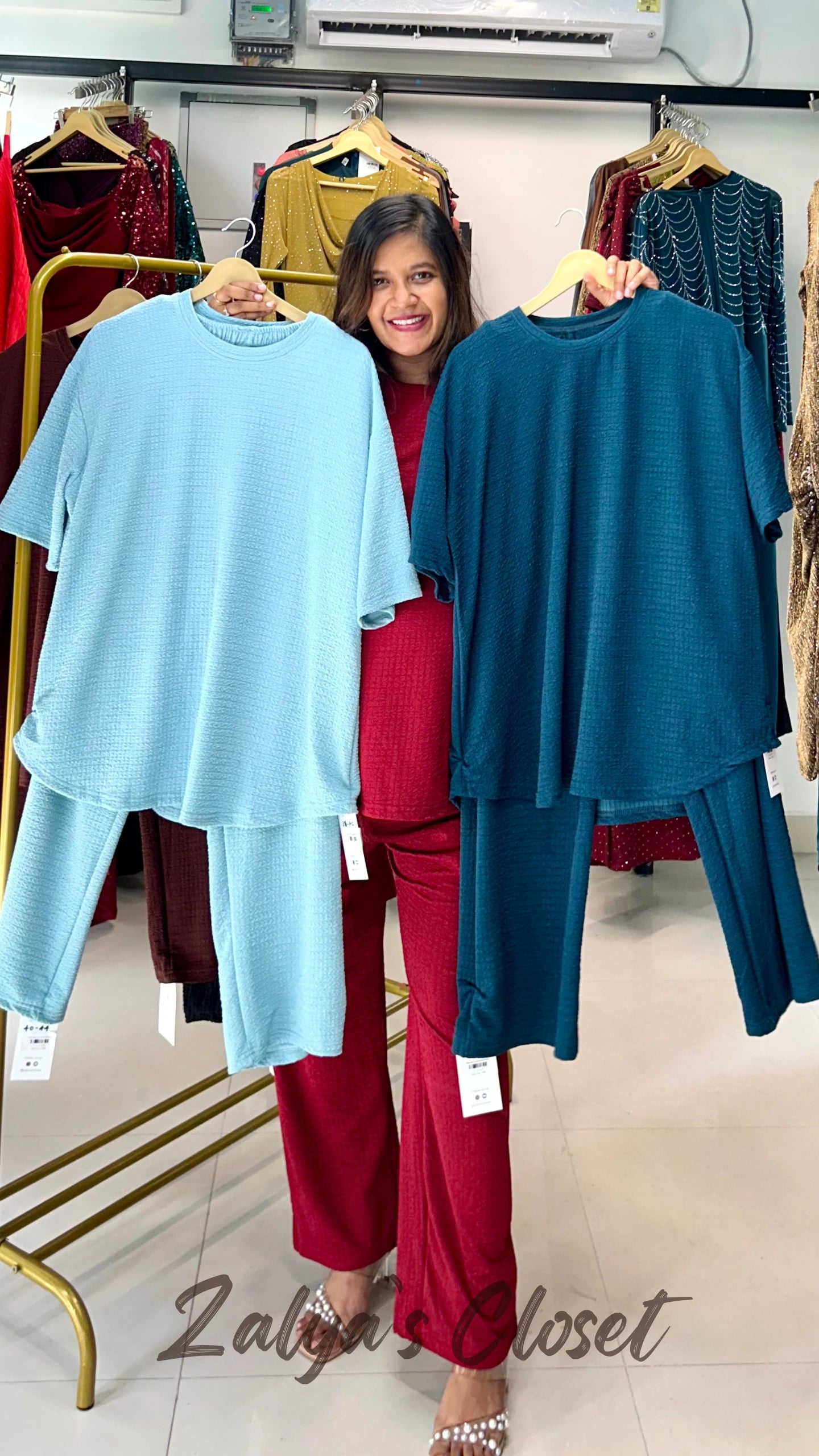 Solid Color Co-ord Set image 1