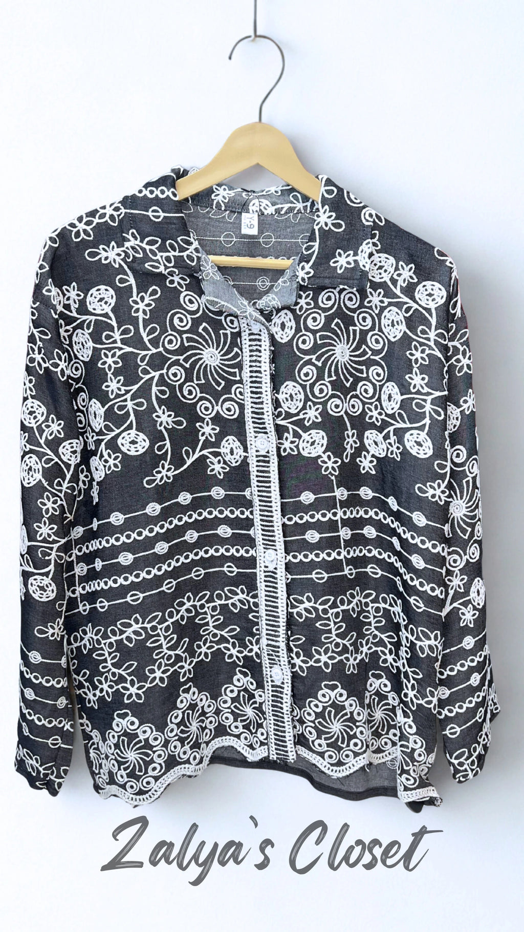 Fully Embroidered Shirt image 4