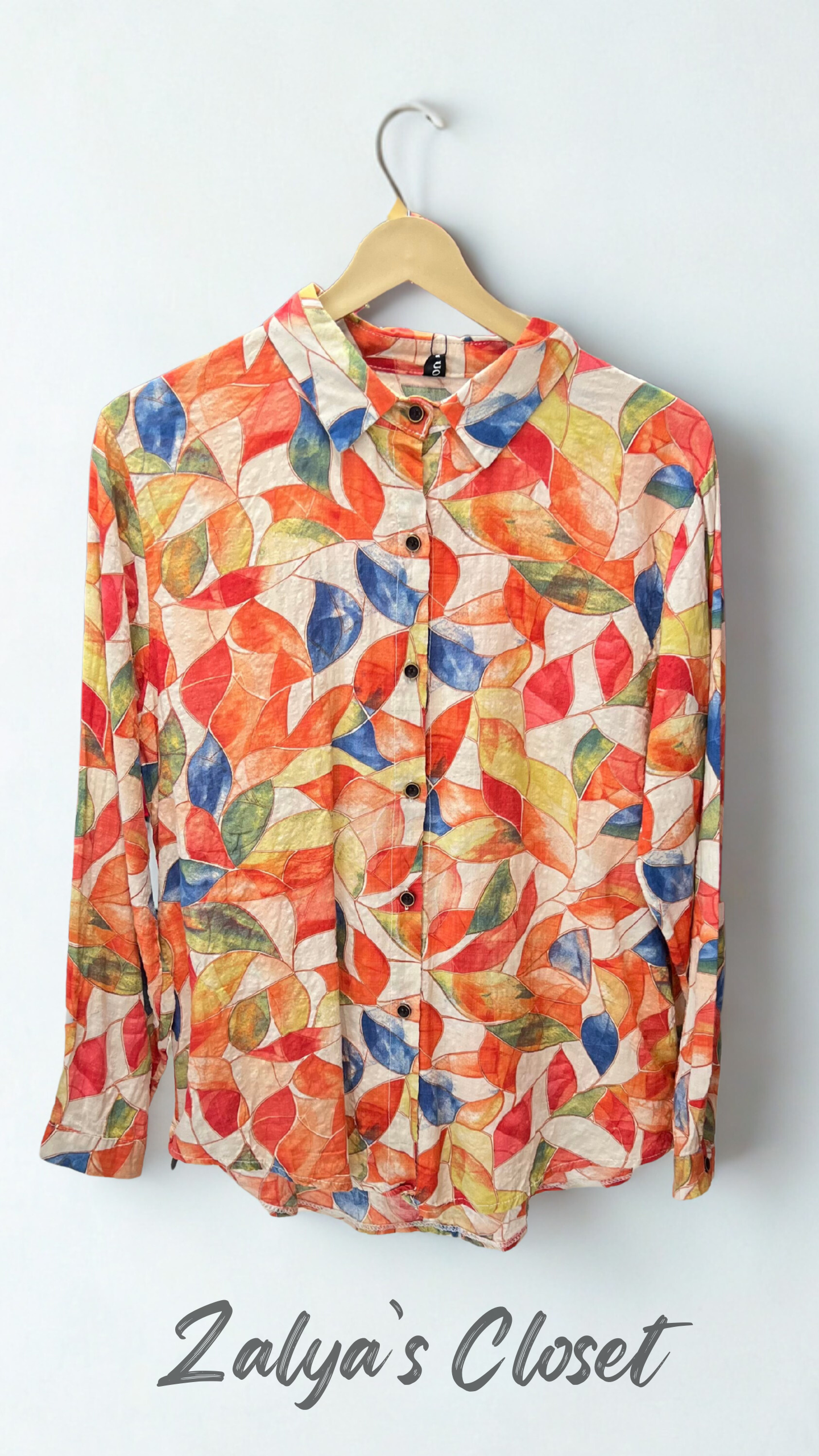 Imported Floral Printed Soft Shirts image 8