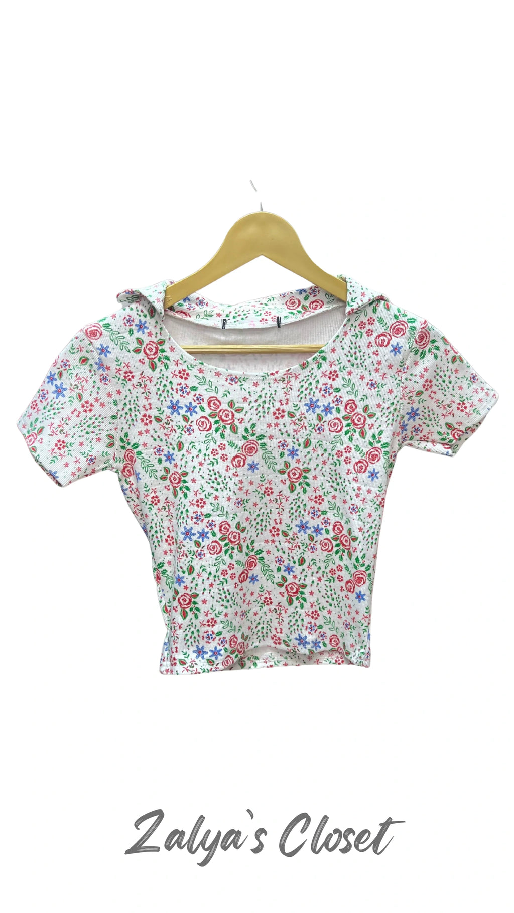 Printed Tops - White image