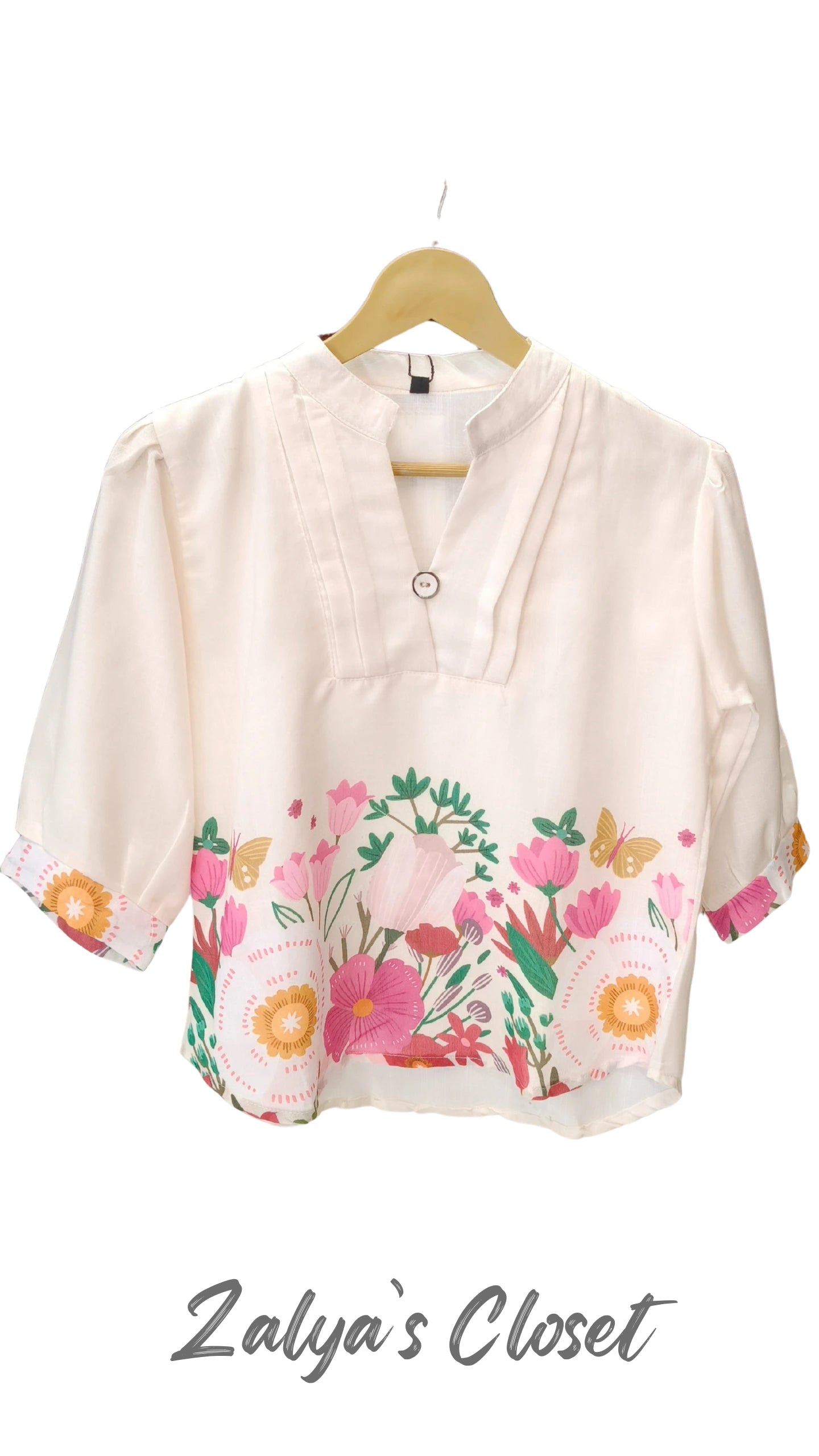 Tops with Bottom Flower Prints image 9