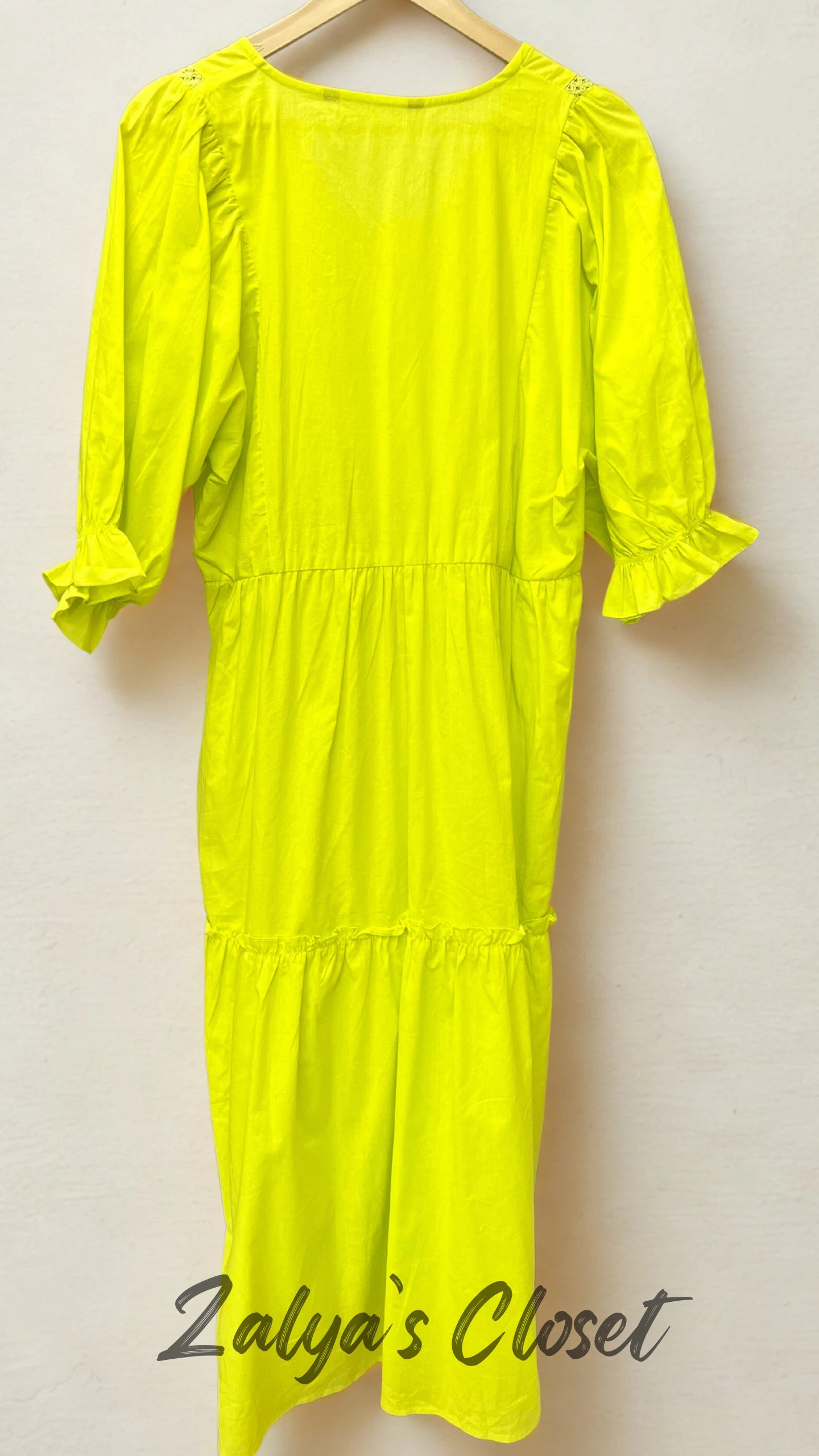 Solid Cotton Long Dress image 7