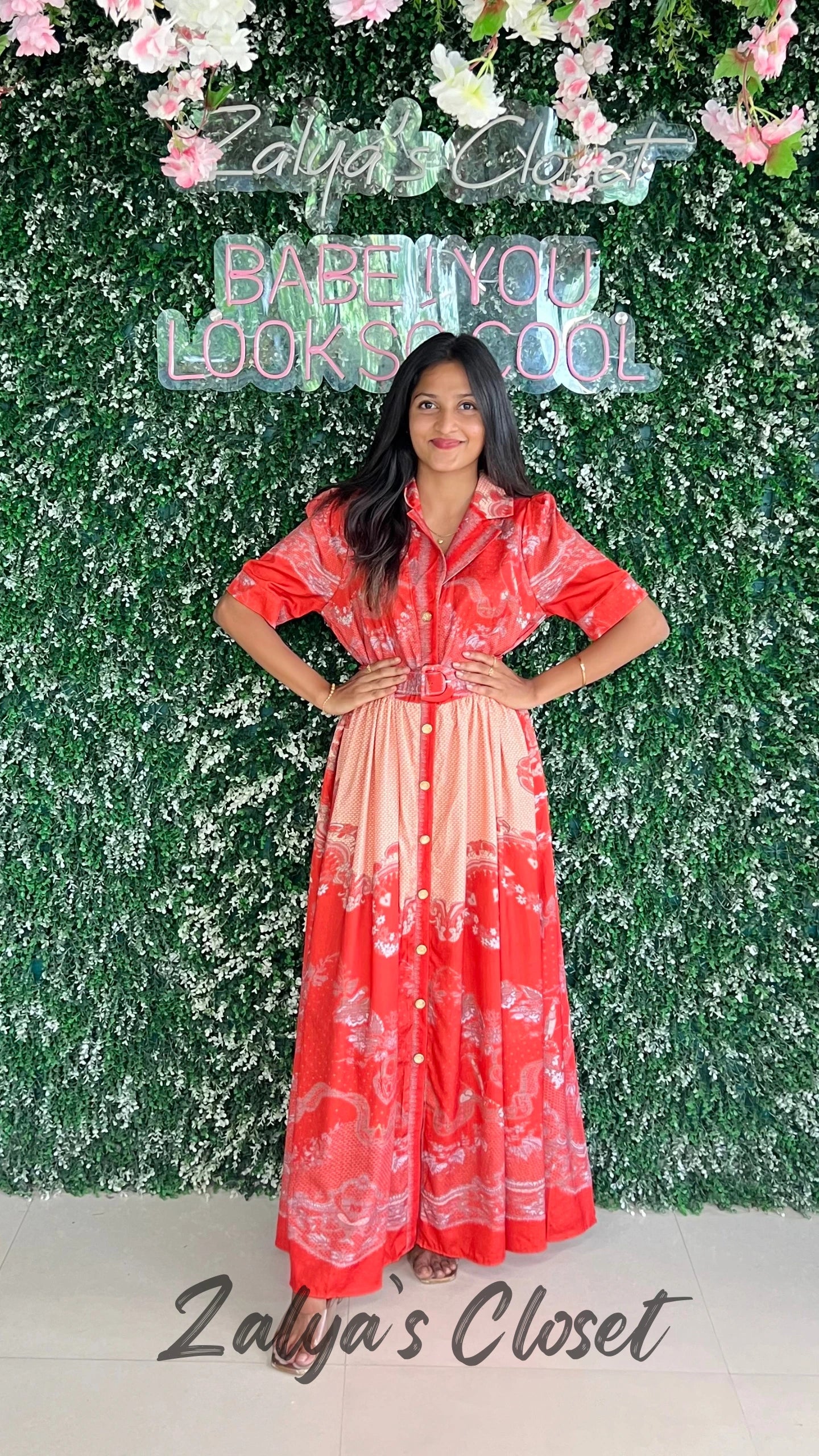 Imported Full Length Printed Dress image 2