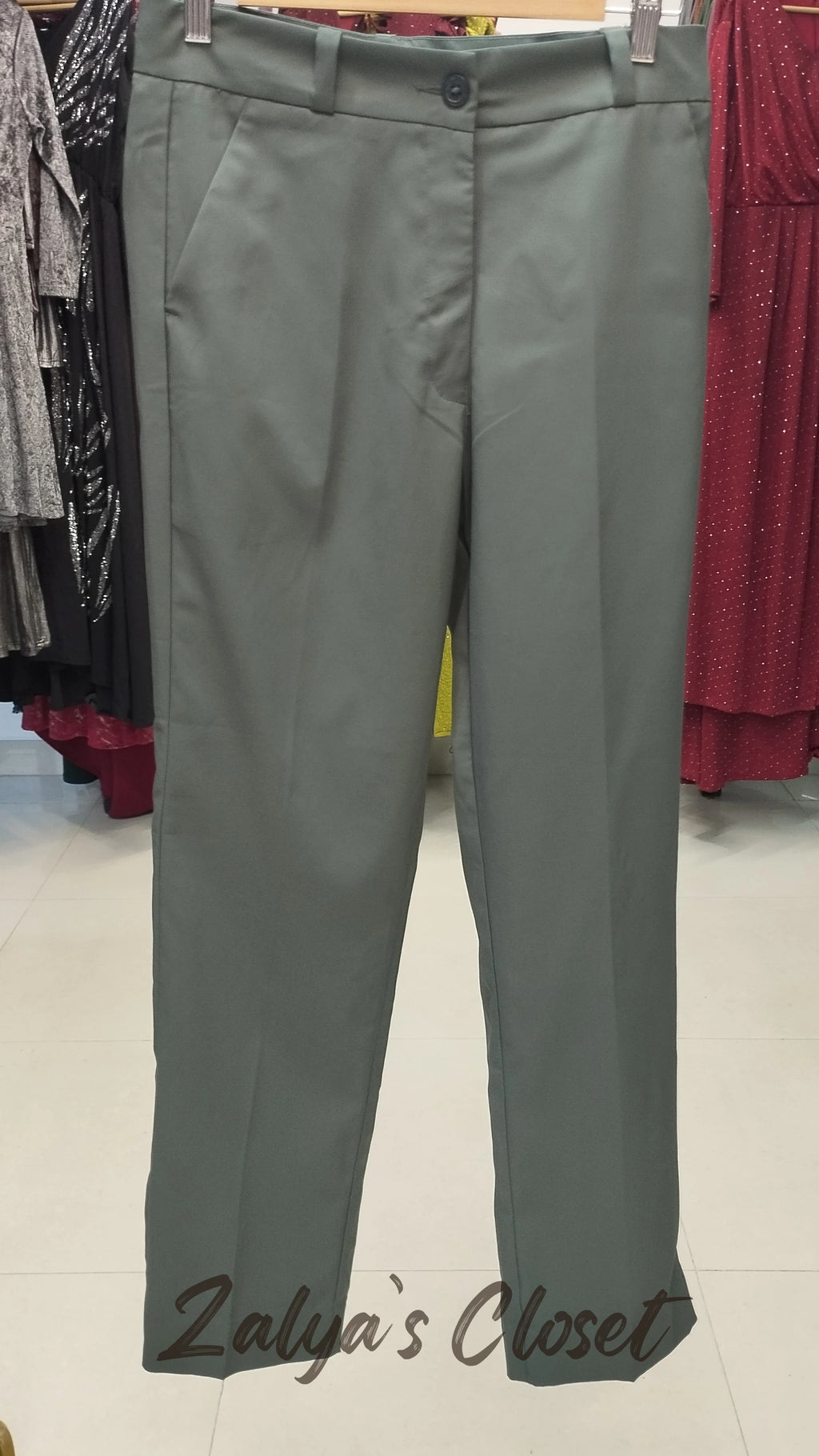 Premium 3pcs Blazer Suit set Green image 1