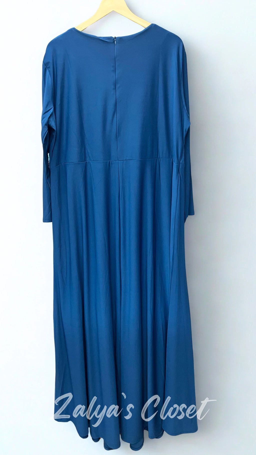 Side Stone work Party Wear Long Dress image 9