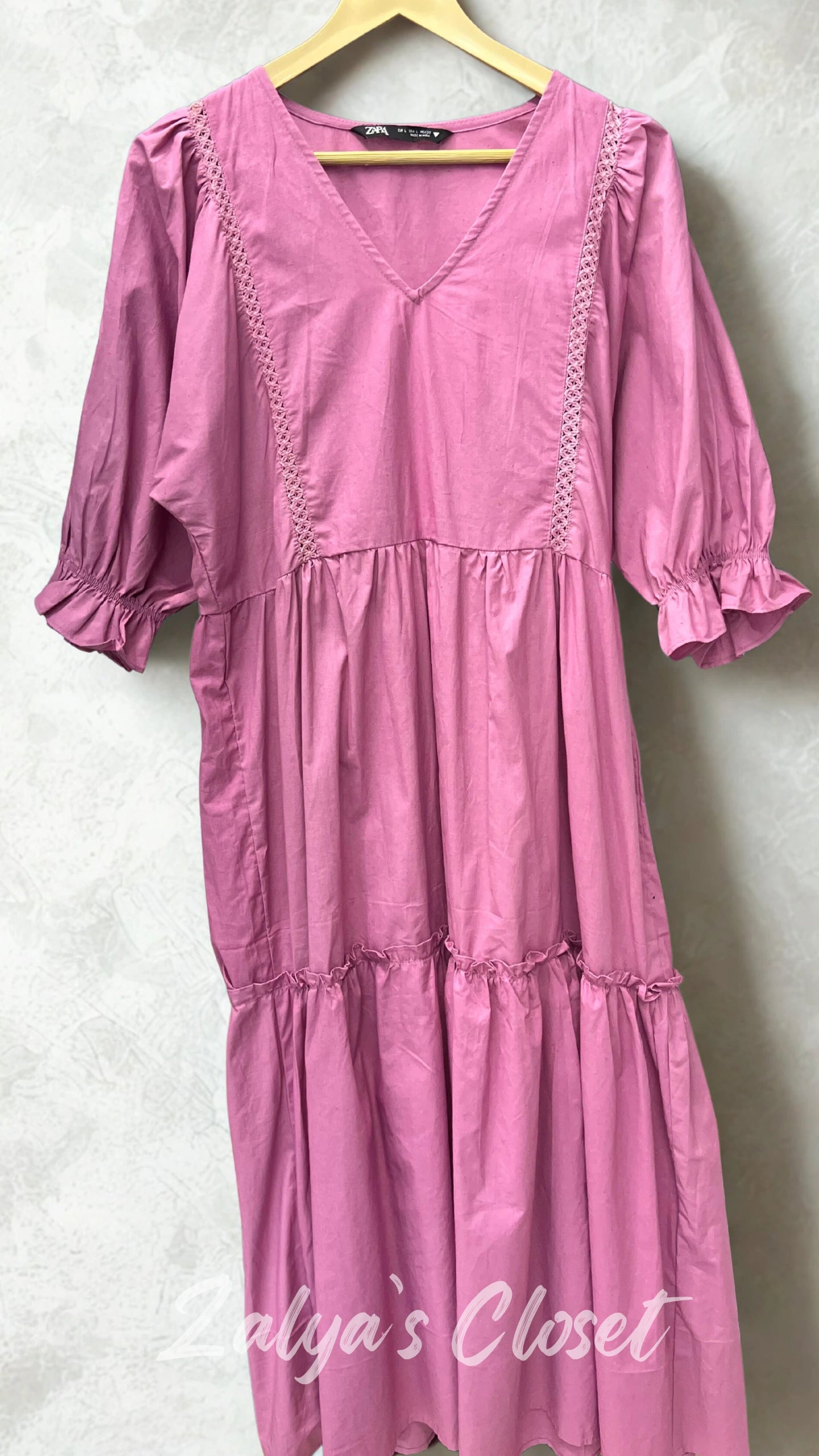 Solid Cotton Long Dress image 8