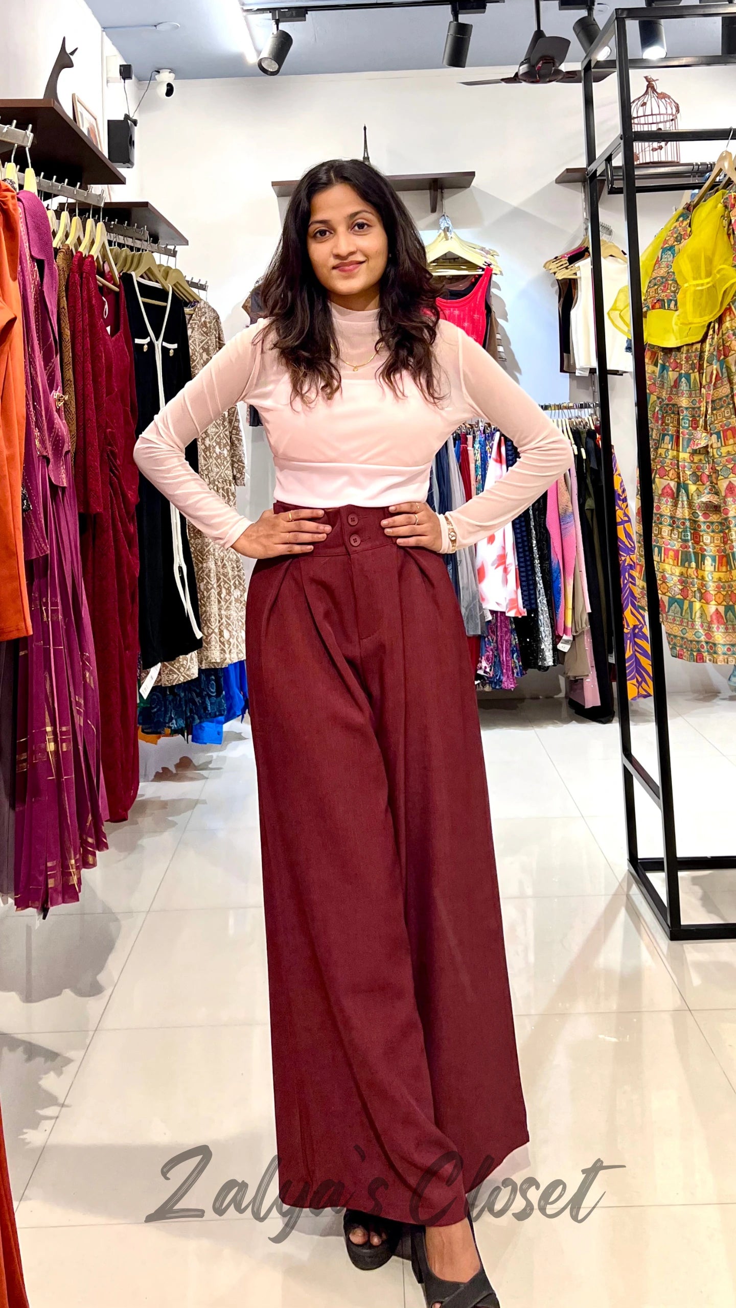 Padded Printed Cropped Tops image 9