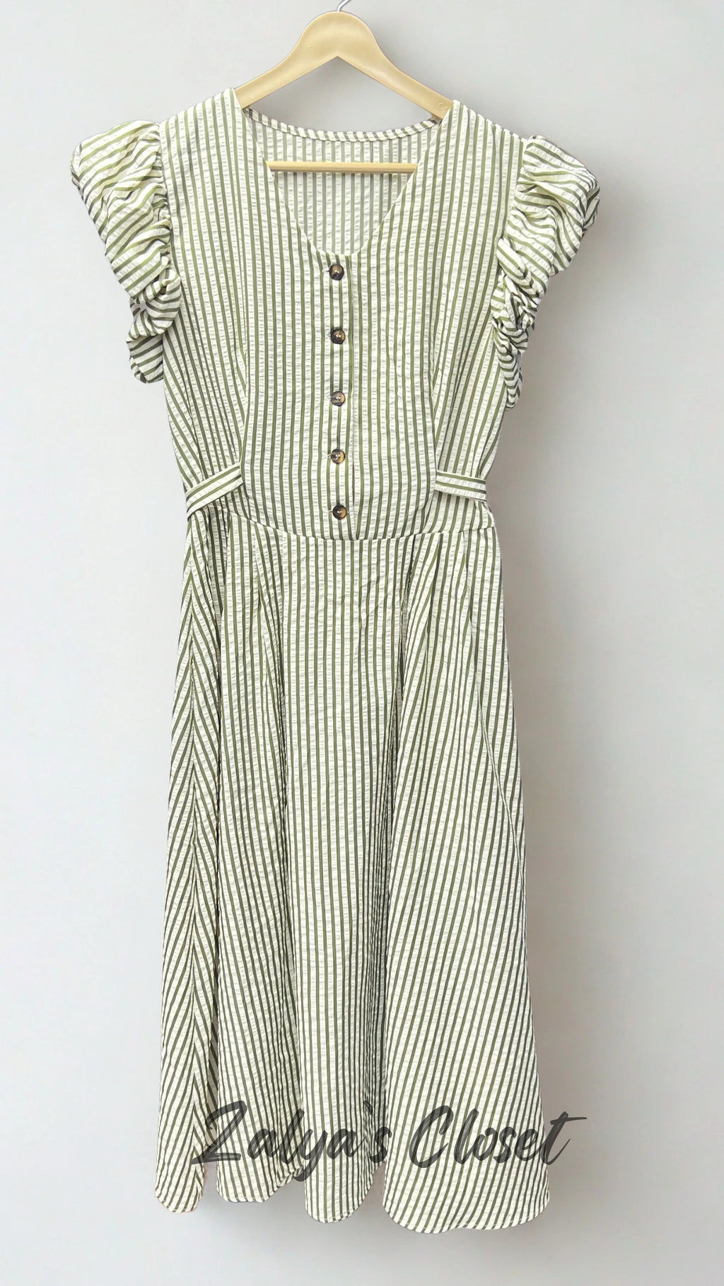 Imported Korean Striped Dress image 8