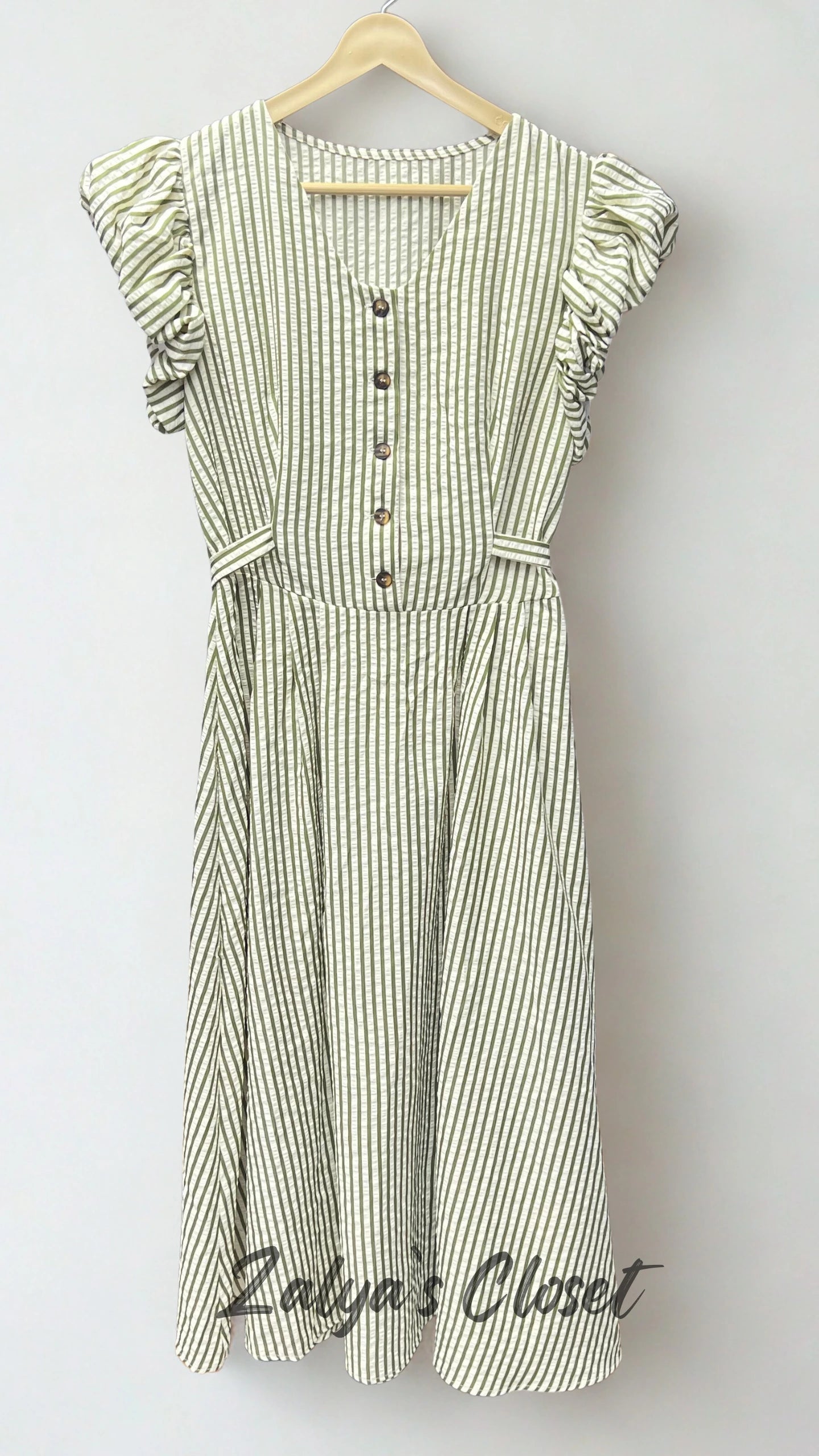 Imported Korean Striped Dress image 8