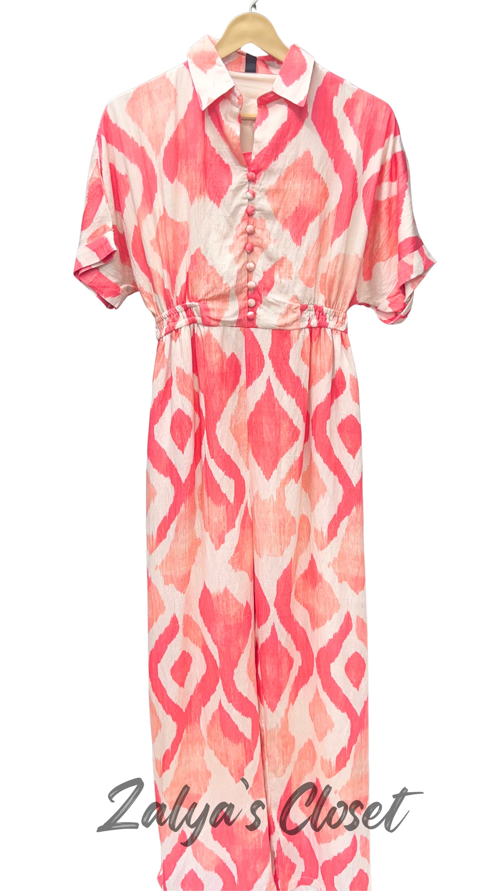 Printed Half Sleeve Jumpsuit image 5