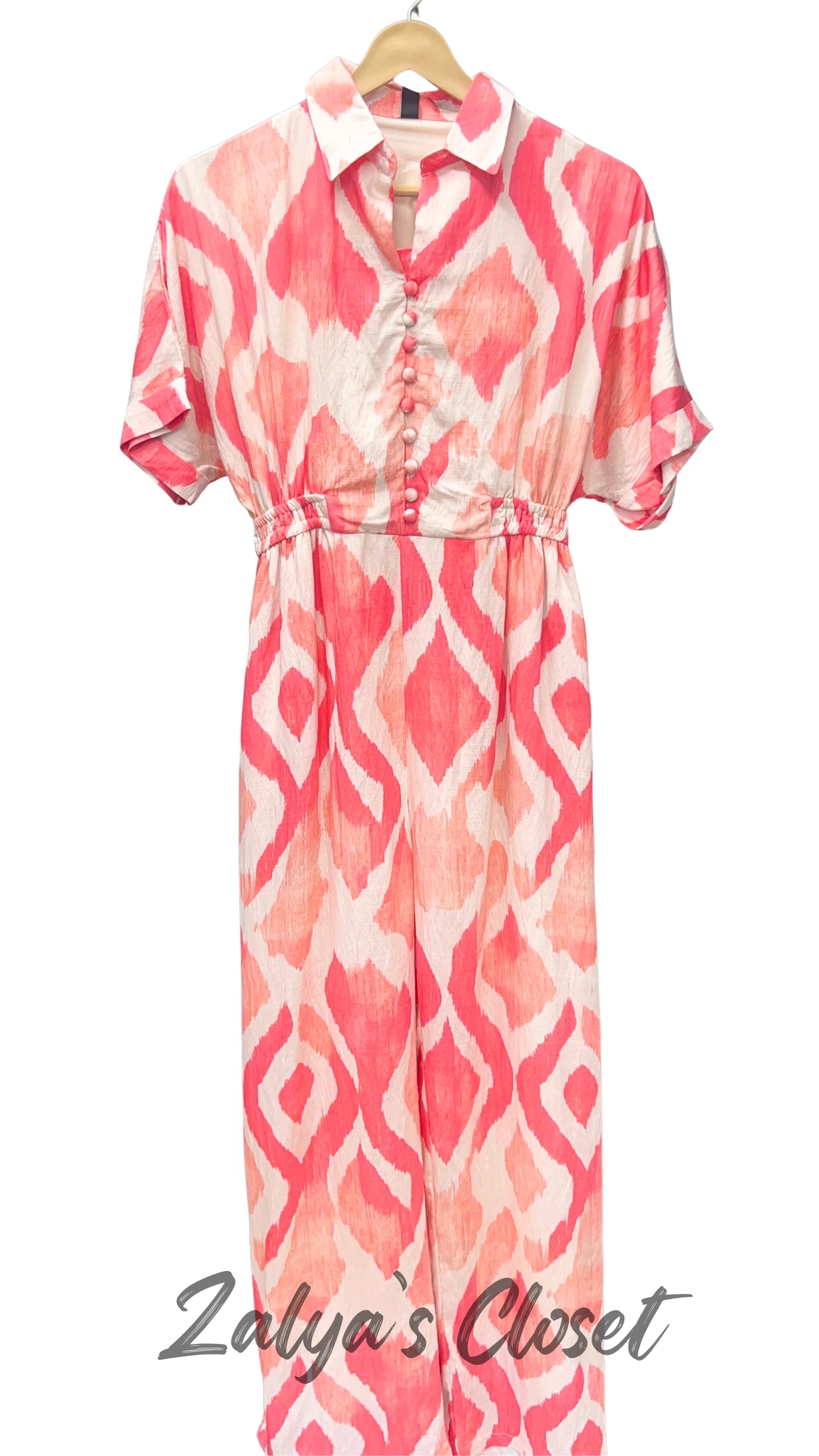 Printed Half Sleeve Jumpsuit image 5