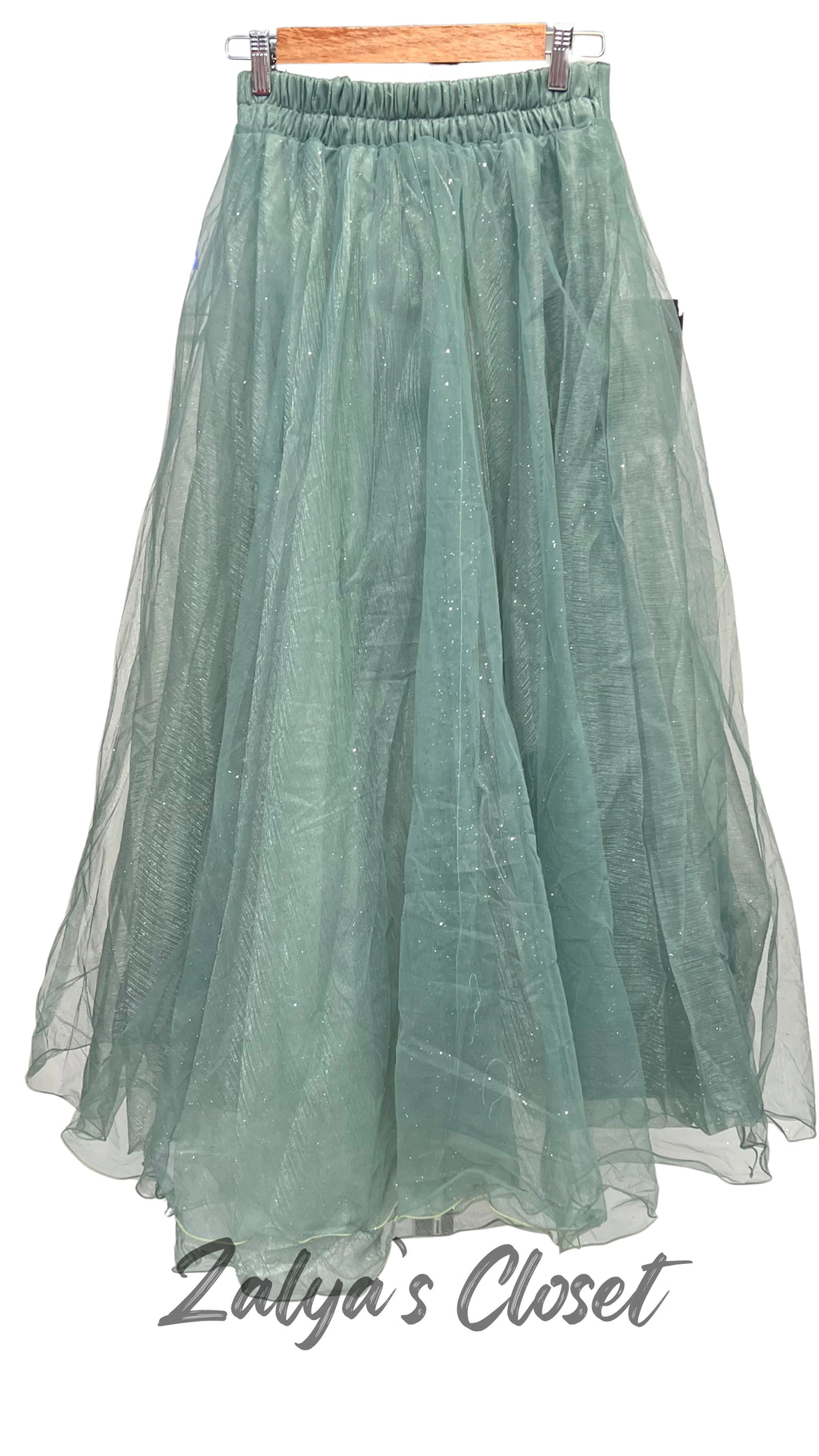 Organza Skirts With Stone Work image 4