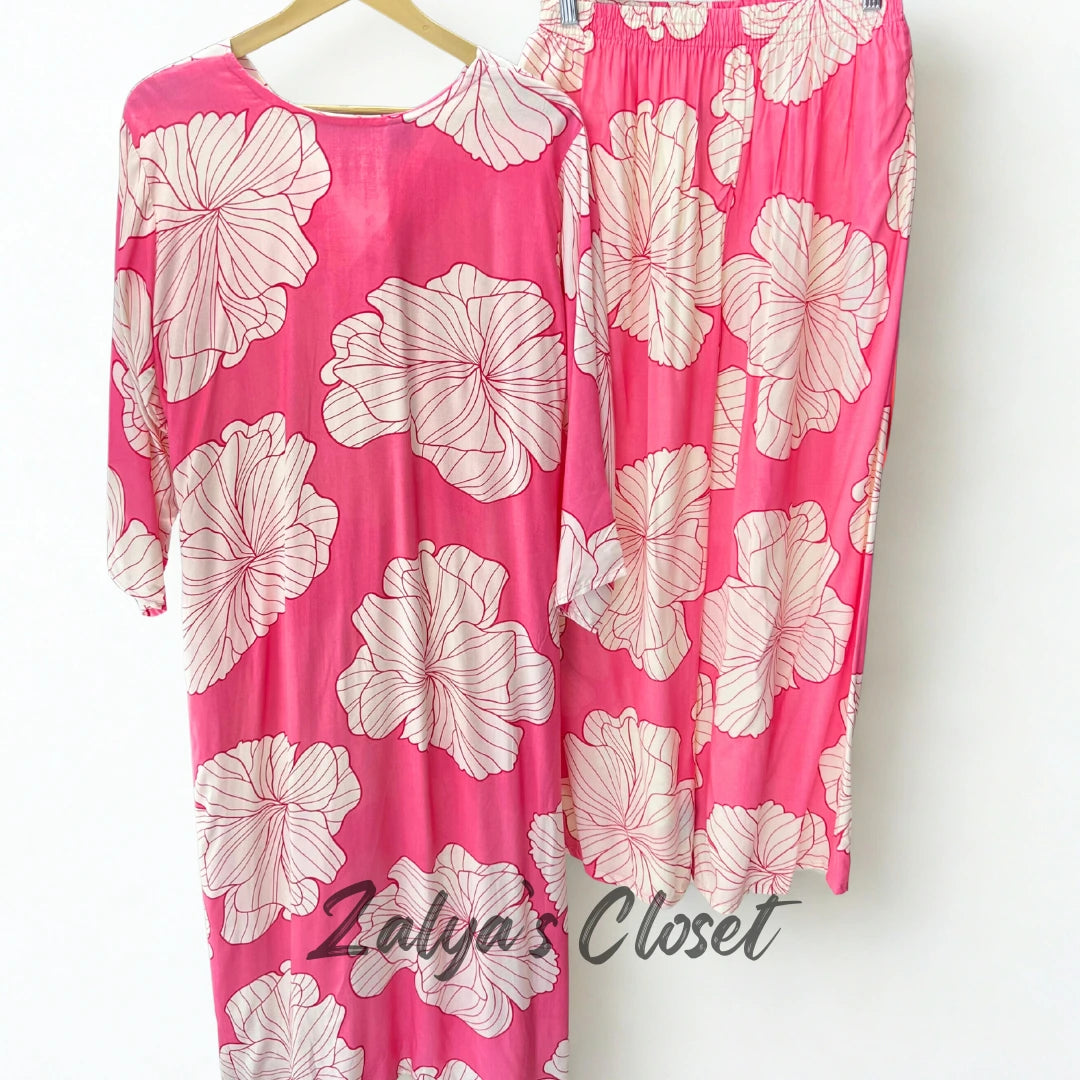 Cotton Same Print Kurta and Pant Co-ord Set image 5